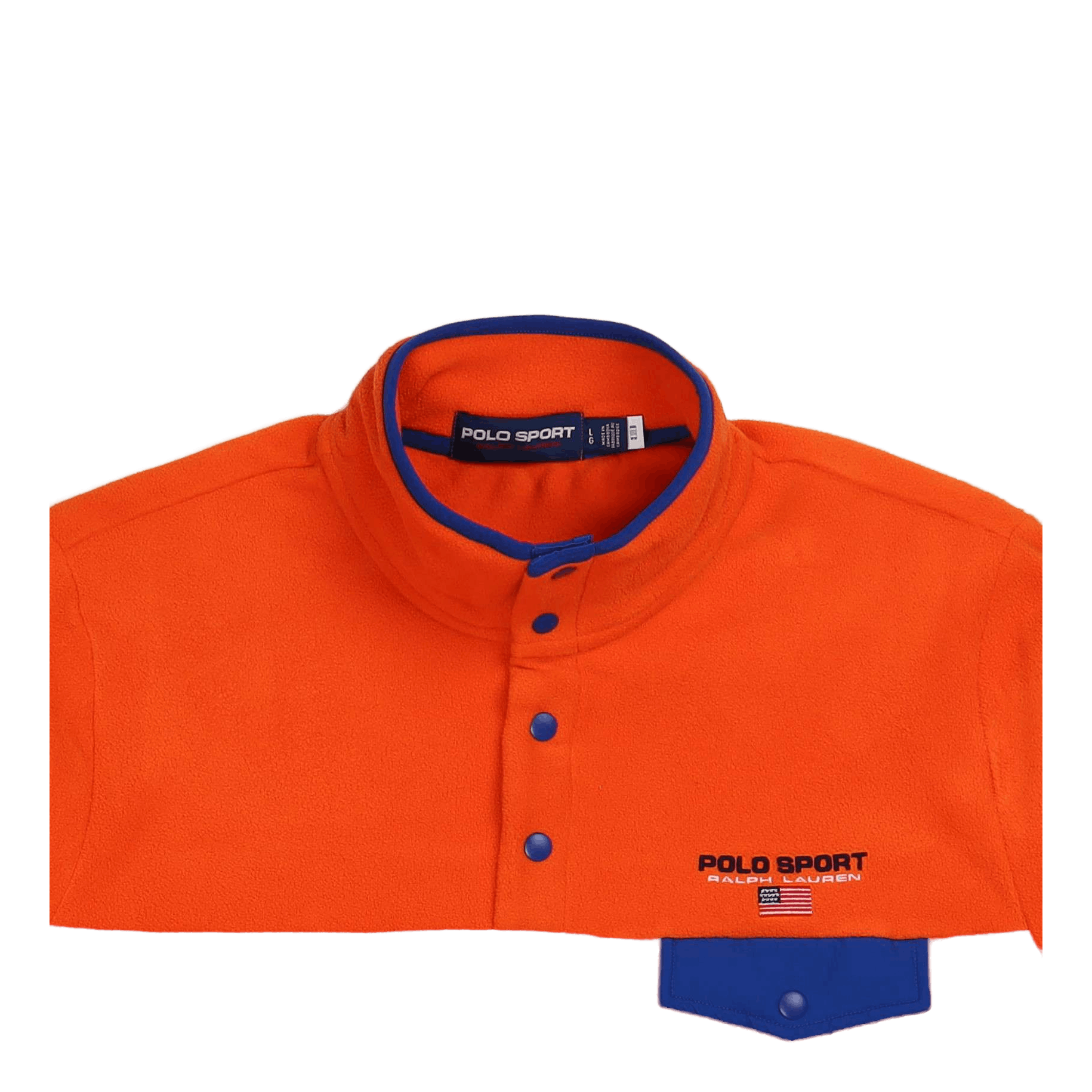 Polo Sport Fleece Sweatshirt Coastal Orange Multi