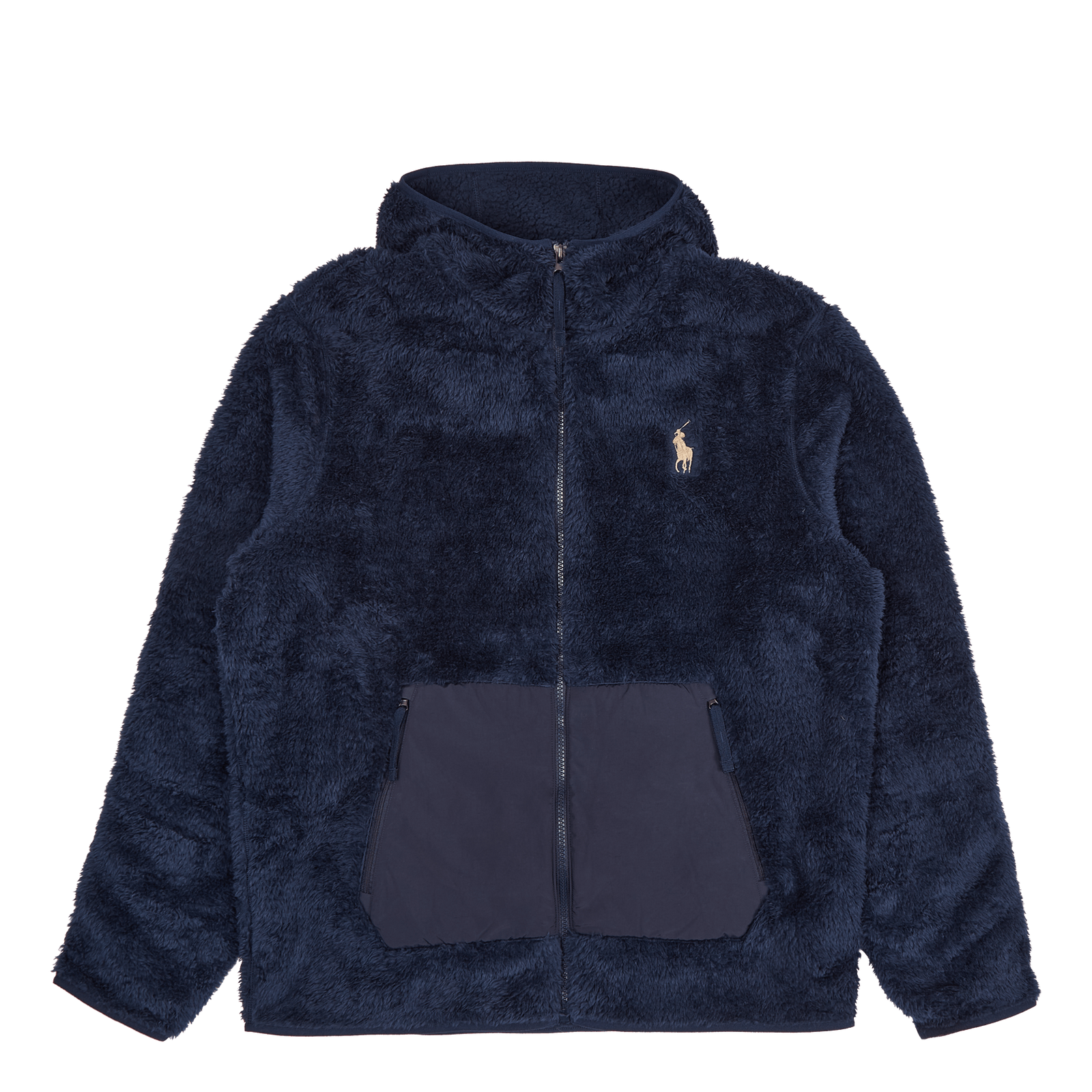 Pile Fleece Full-Zip Hoodie Newport Navy/Newport Navy