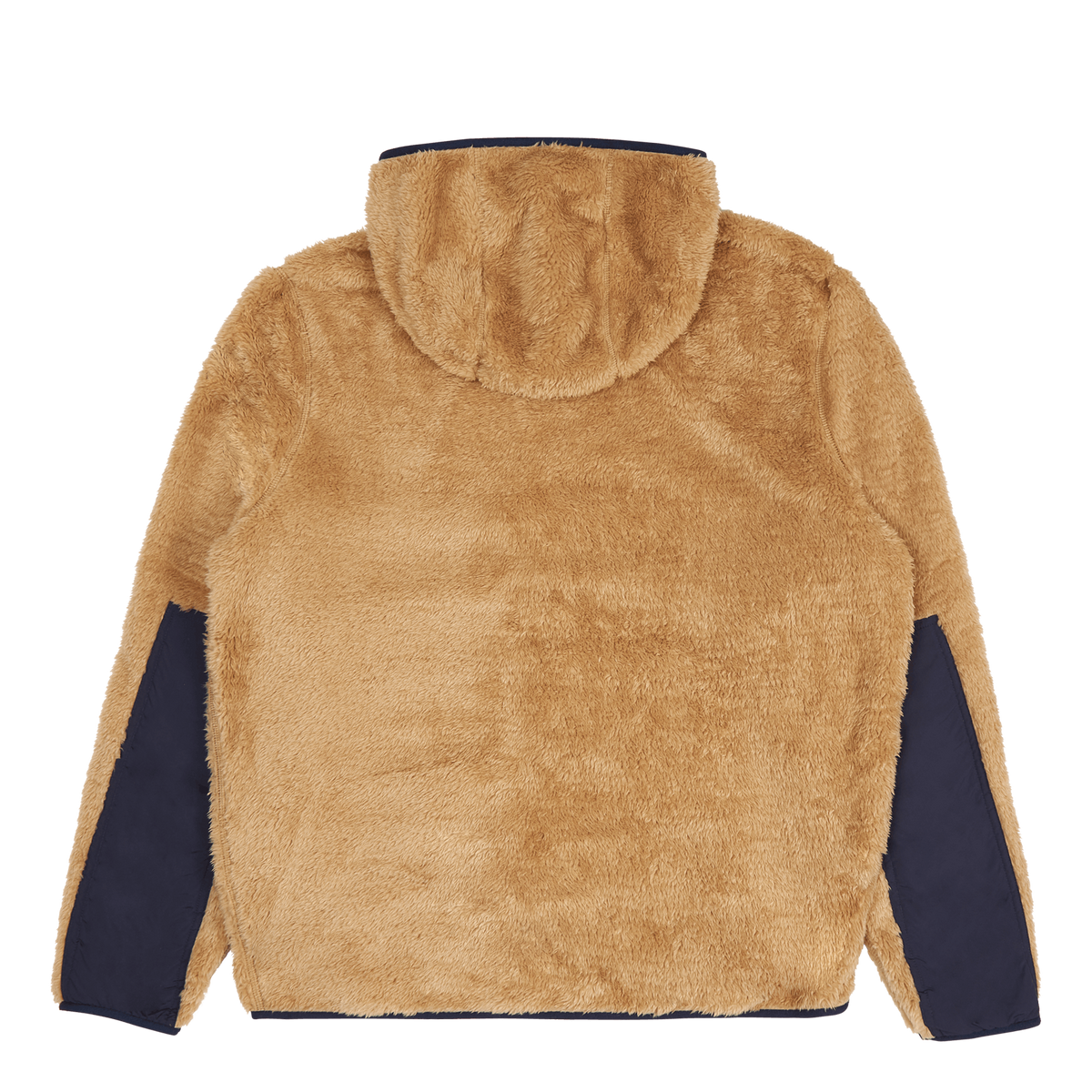 Pile Fleece Full-Zip Hoodie Vintage Khaki/Newport Navy