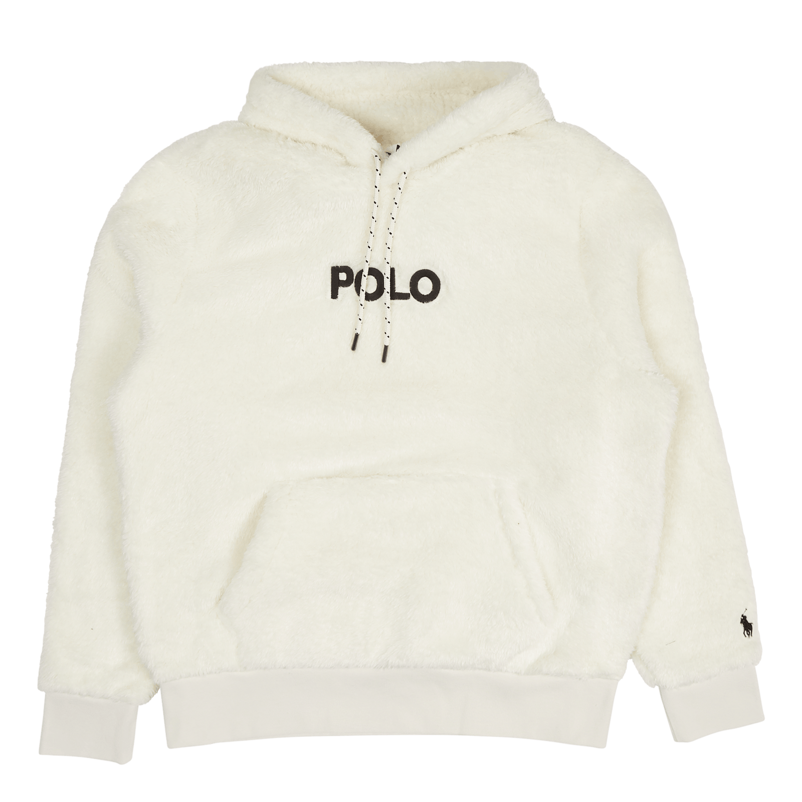 Polo ralph lauren discount logo-embroidered pile fleece hoodie