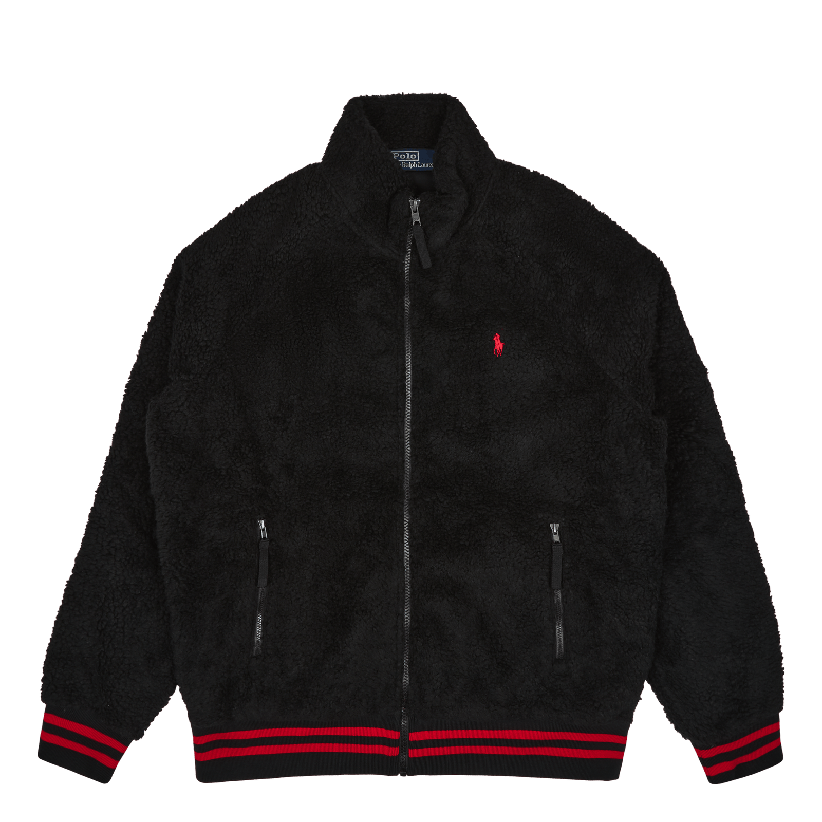 Lsfzjacketm3-long Sleeve-sweat Polo Black