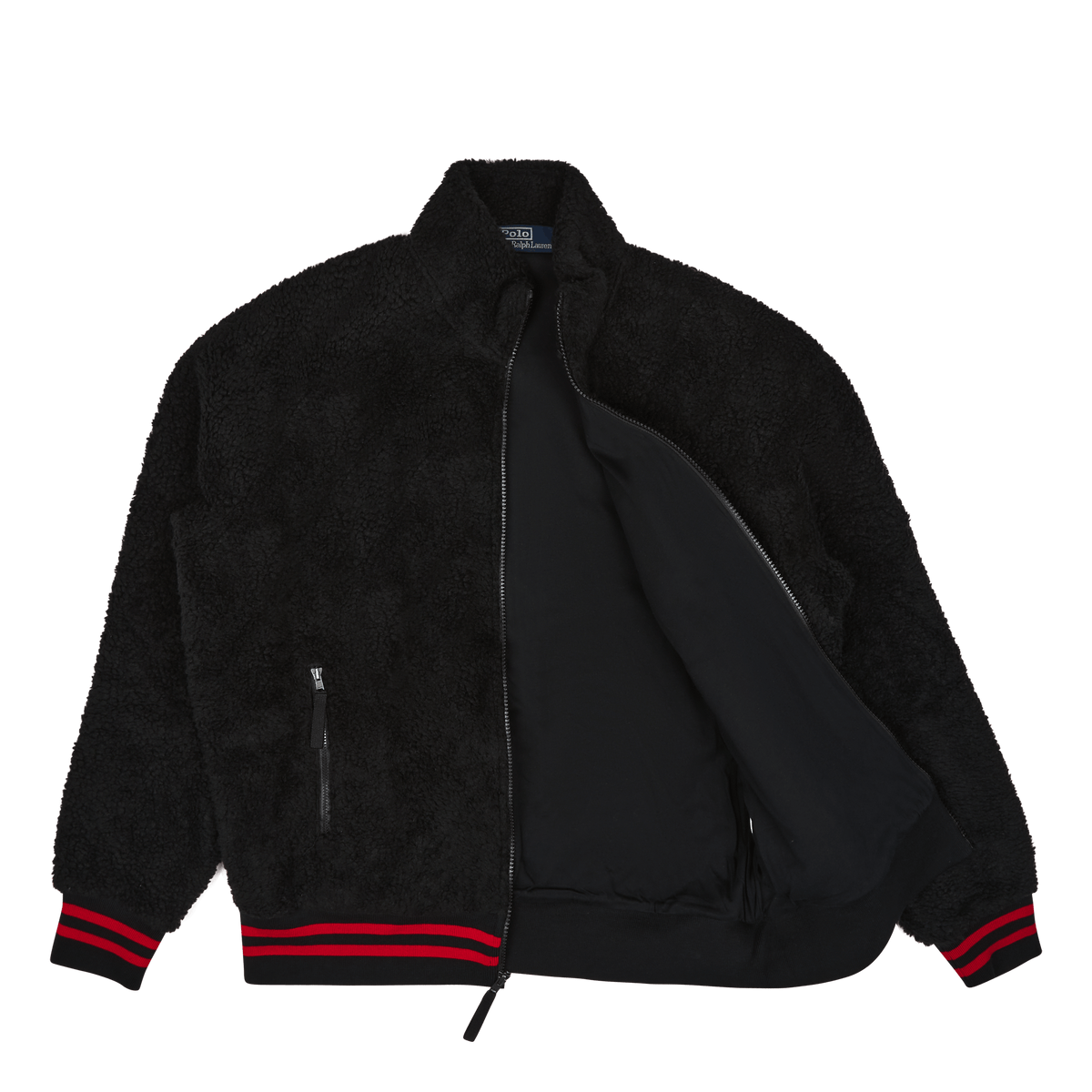 Lsfzjacketm3-long Sleeve-sweat Polo Black