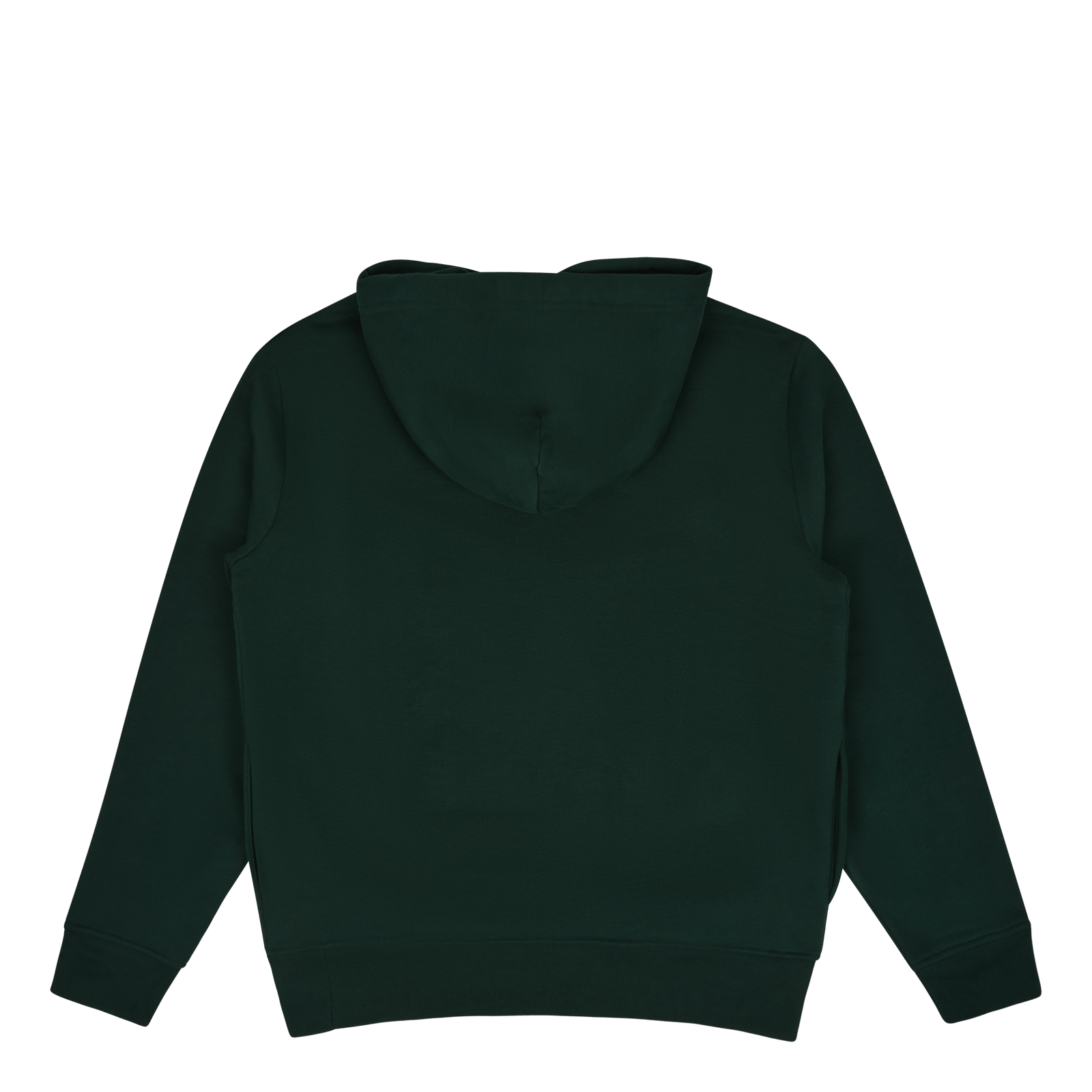 Checked Big Pony Logo Fleece Hoodie College Green