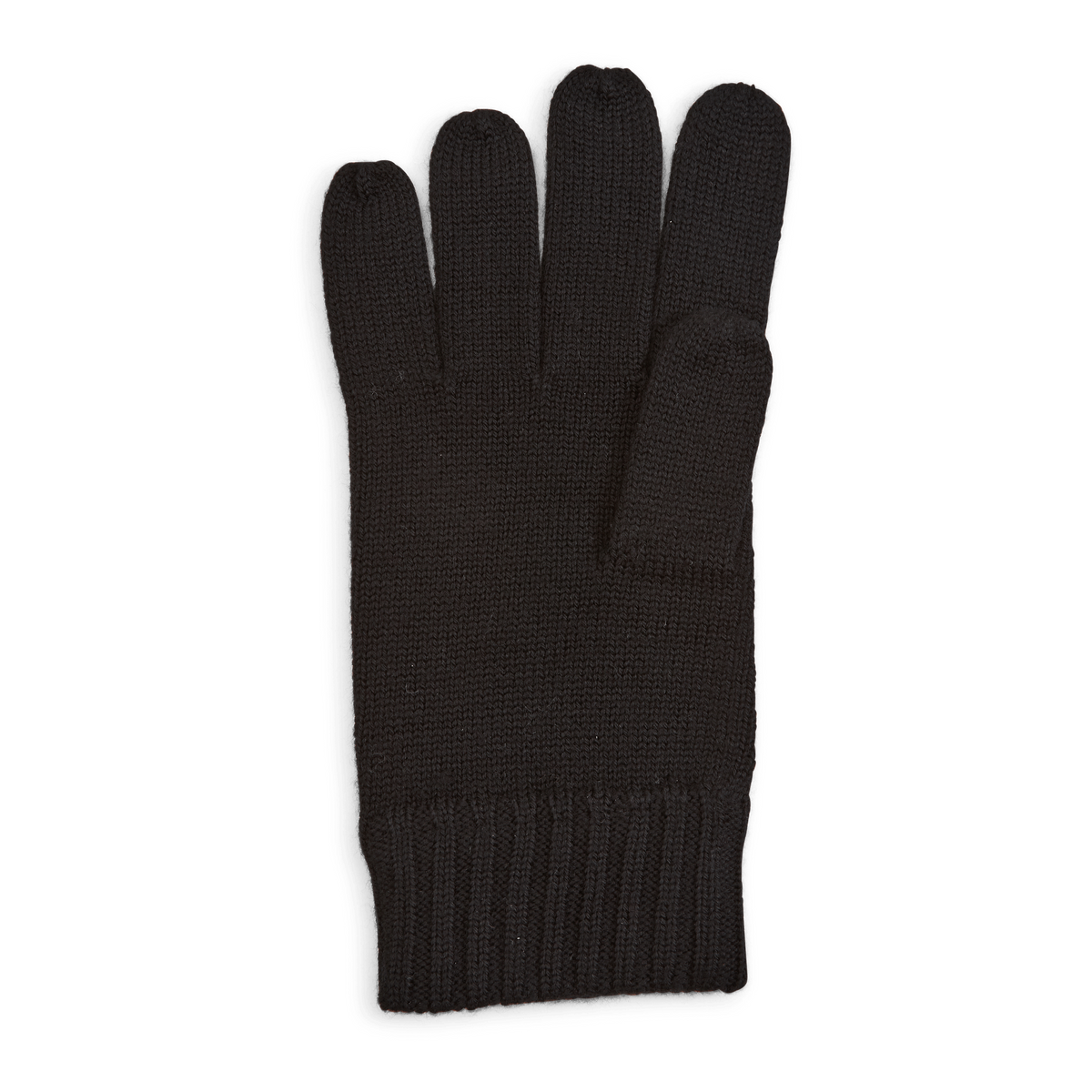 Signature Pony Wool Gloves Polo Black