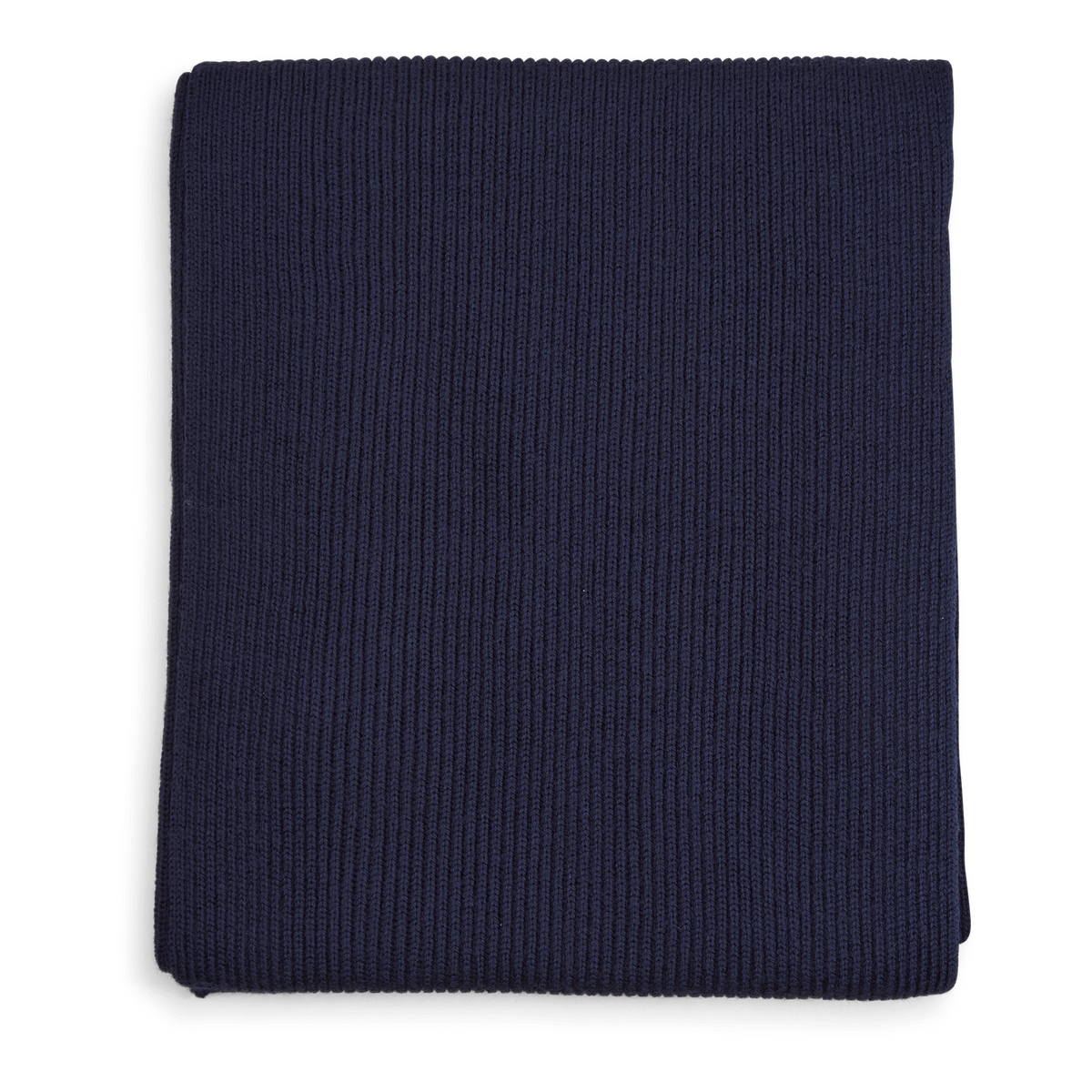 Signature Pony Wool Scarf Hunter Navy