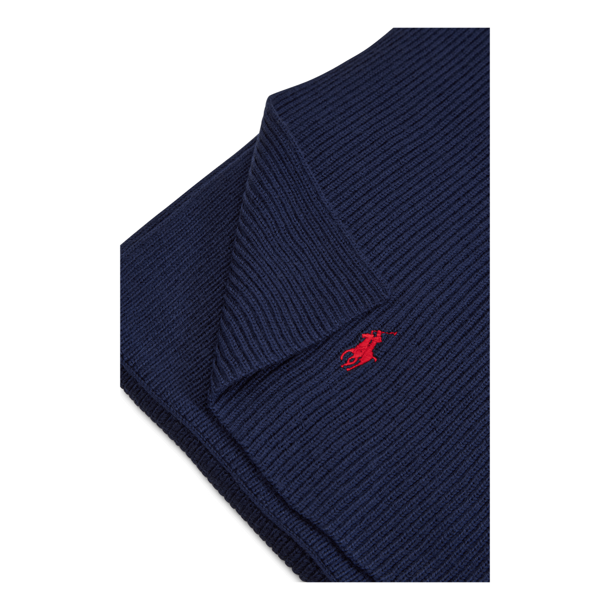 Signature Pony Wool Scarf Hunter Navy