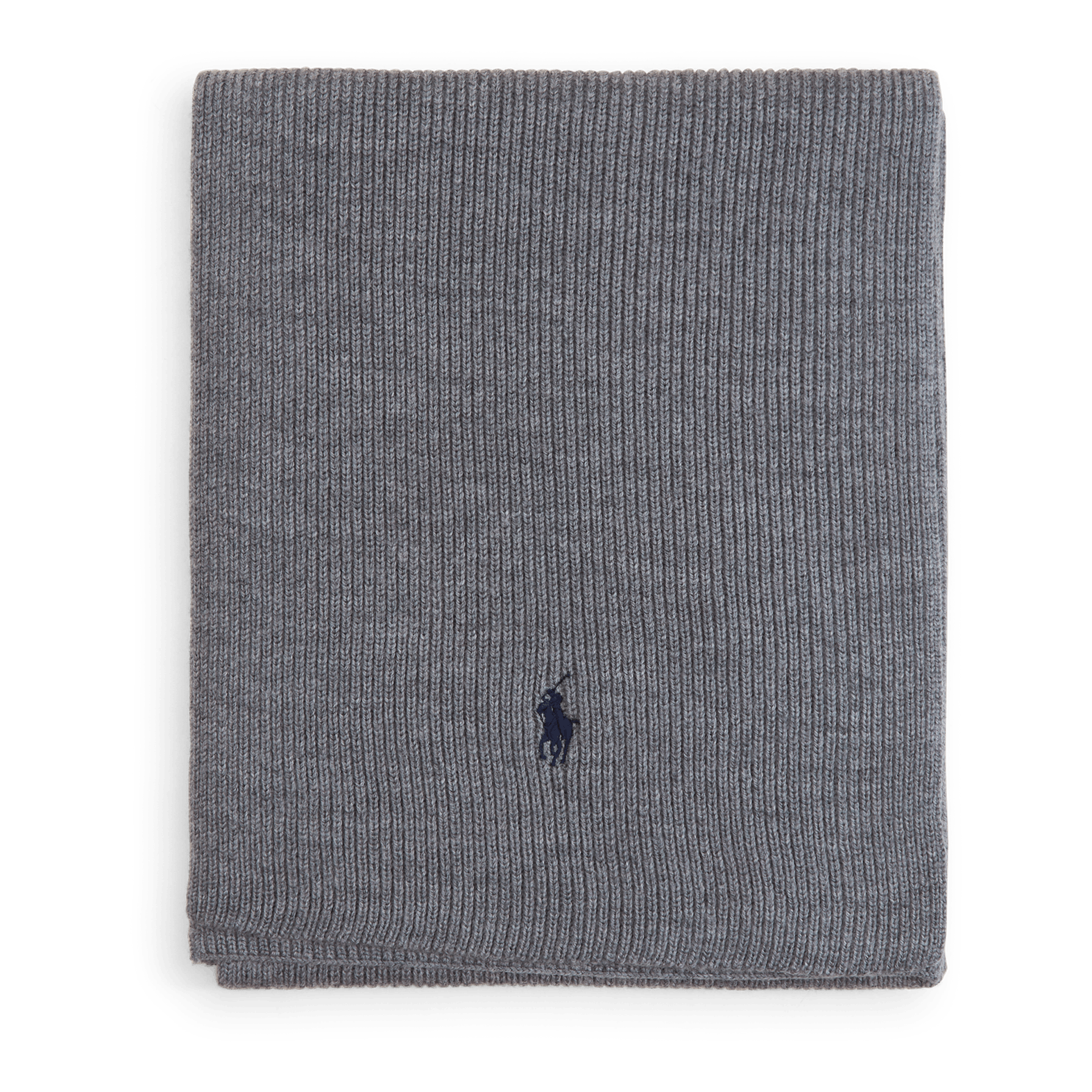 Signature Pony Wool Scarf Fawn Grey Heather