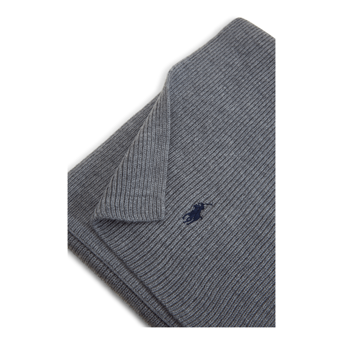 Signature Pony Wool Scarf Fawn Grey Heather