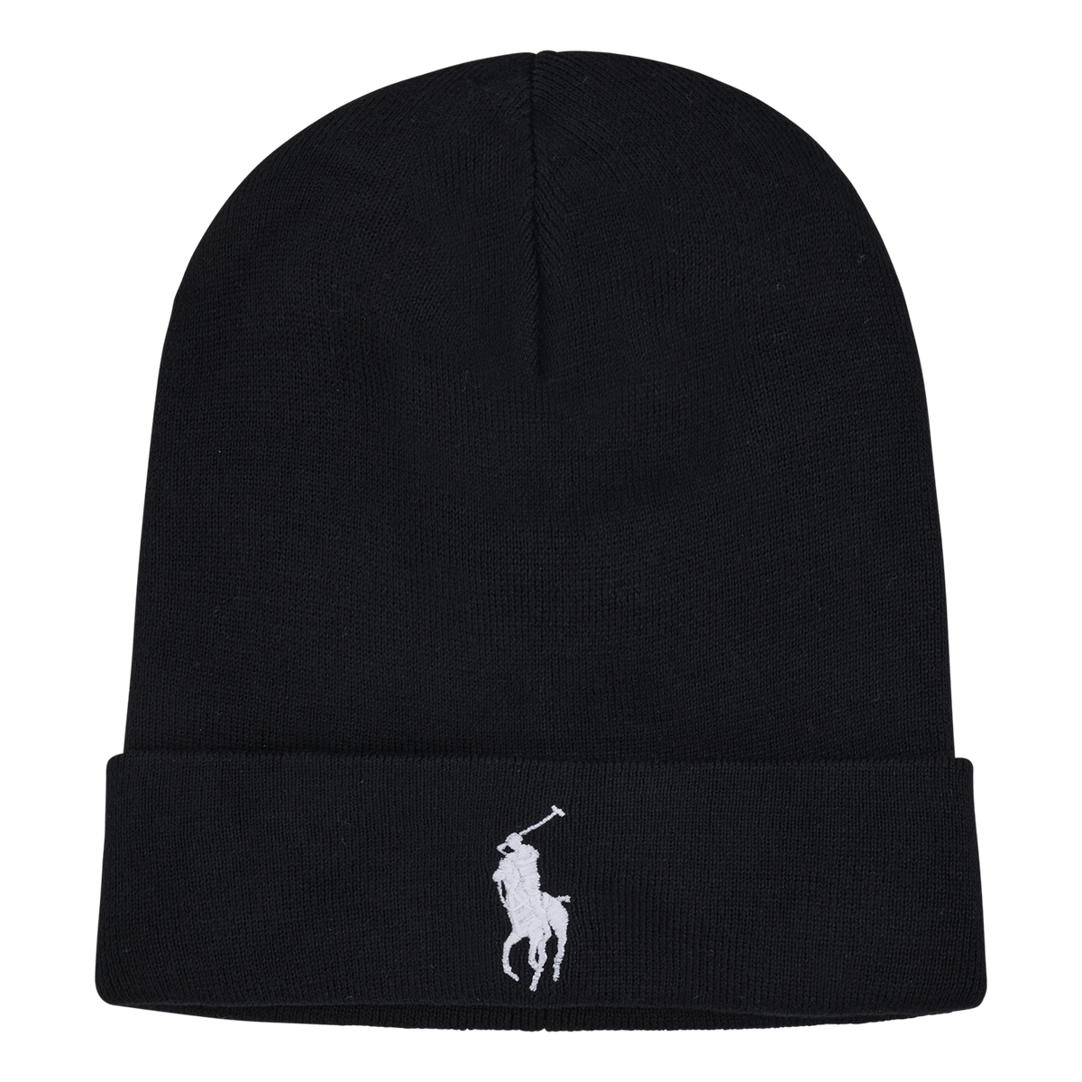 Combed Cotton Beanie Polo Black/Cream Pp