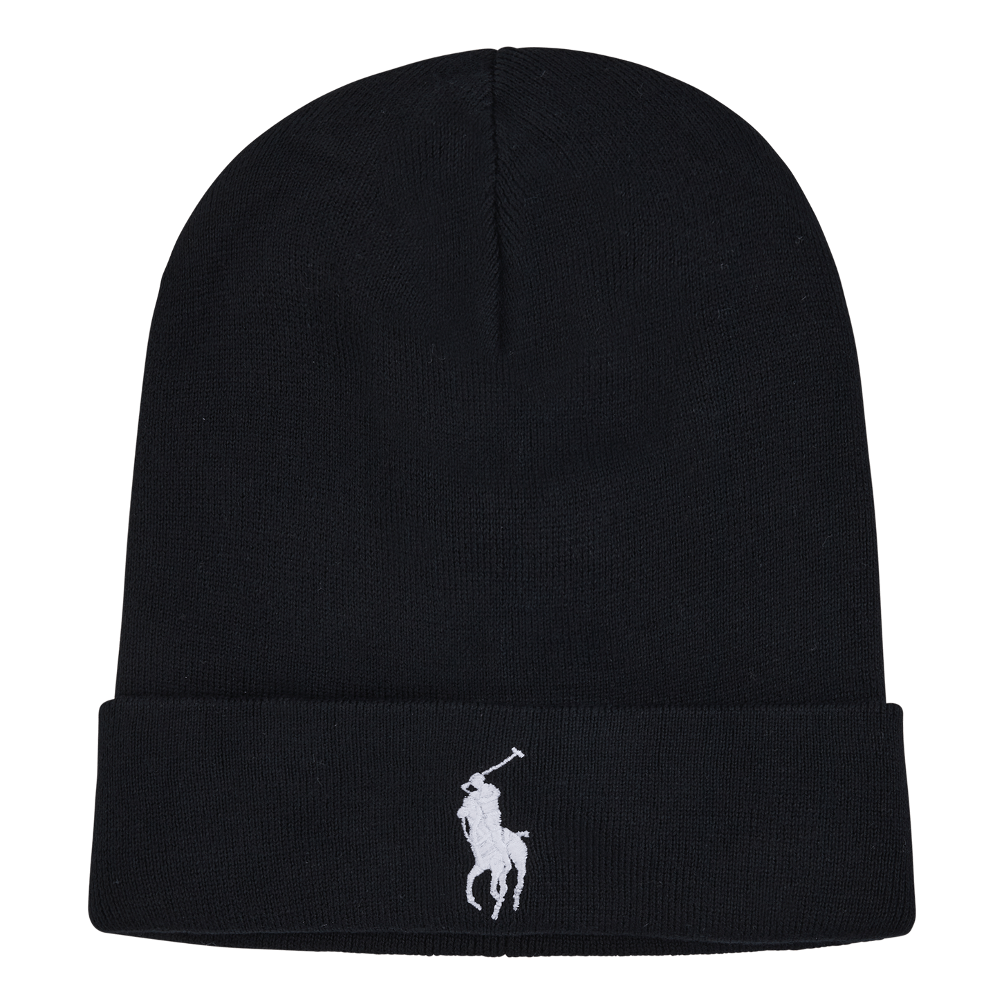 Combed Cotton Beanie Polo Black/Cream Pp