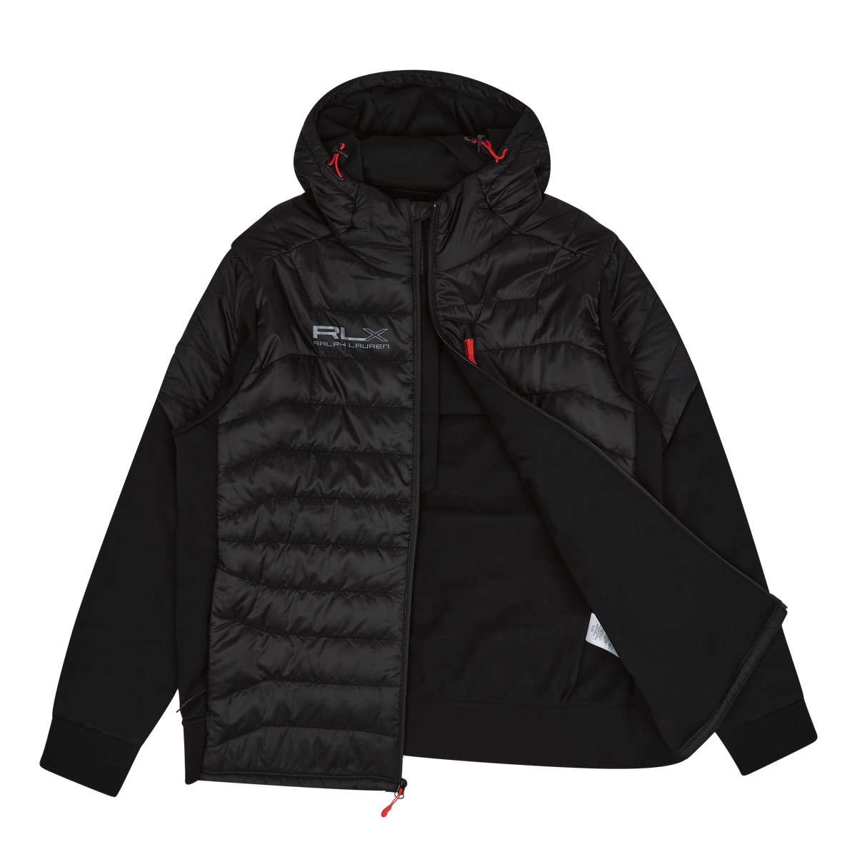 Hybrid Hooded Jacket Polo Black