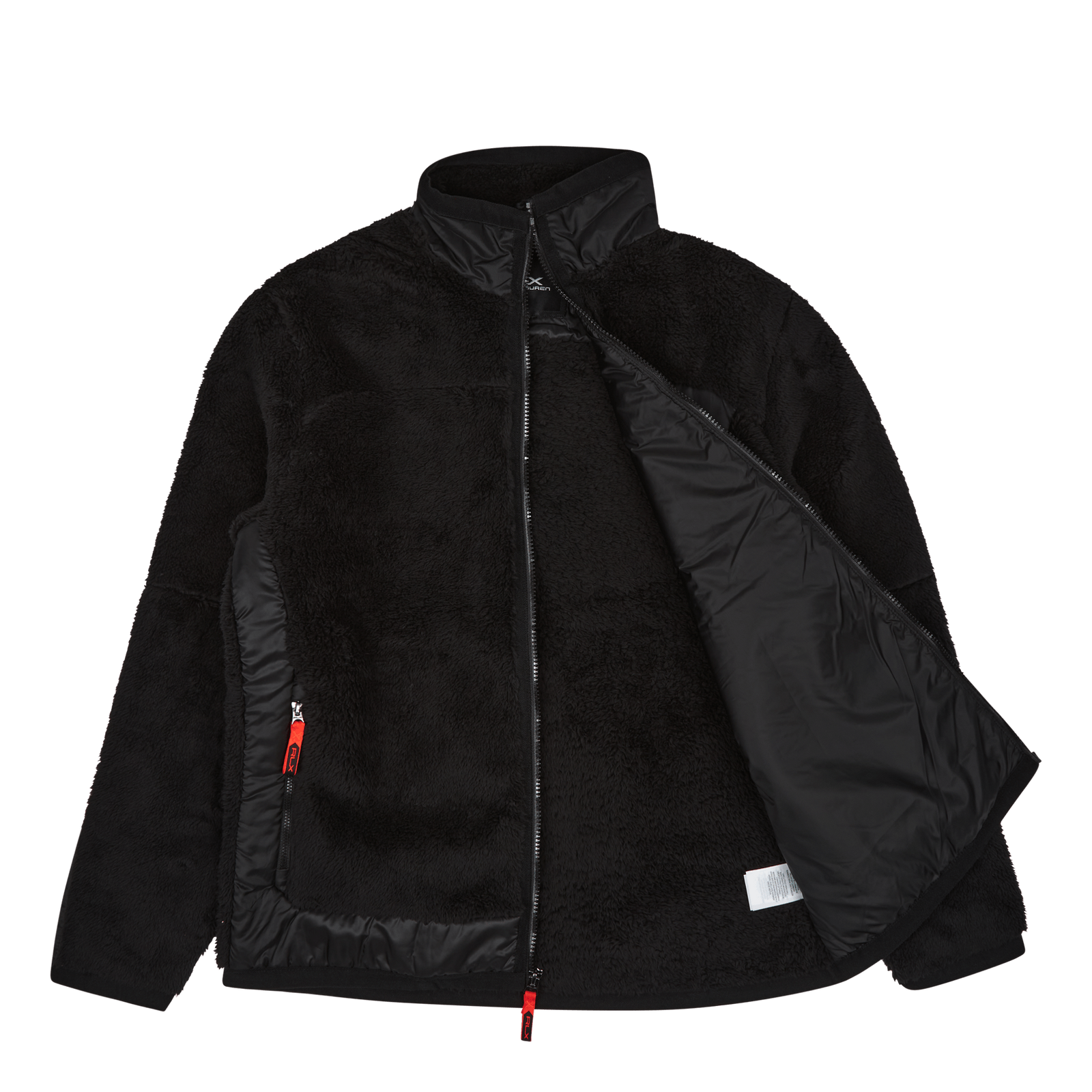Pile Fleece Jacket Polo Black