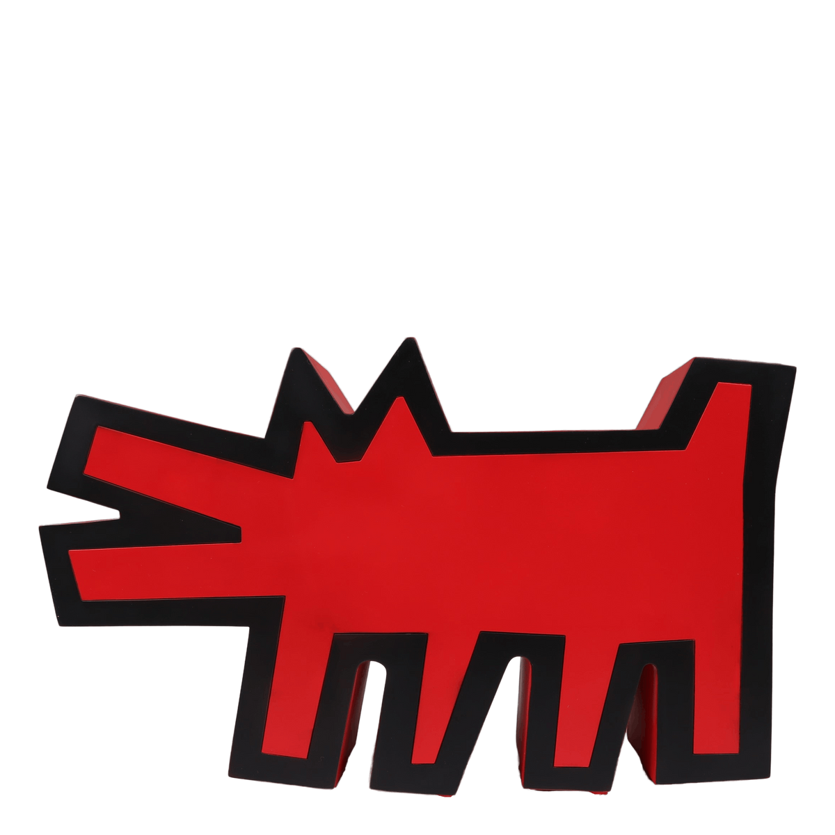 Barking Dog Statue Original Ve Red