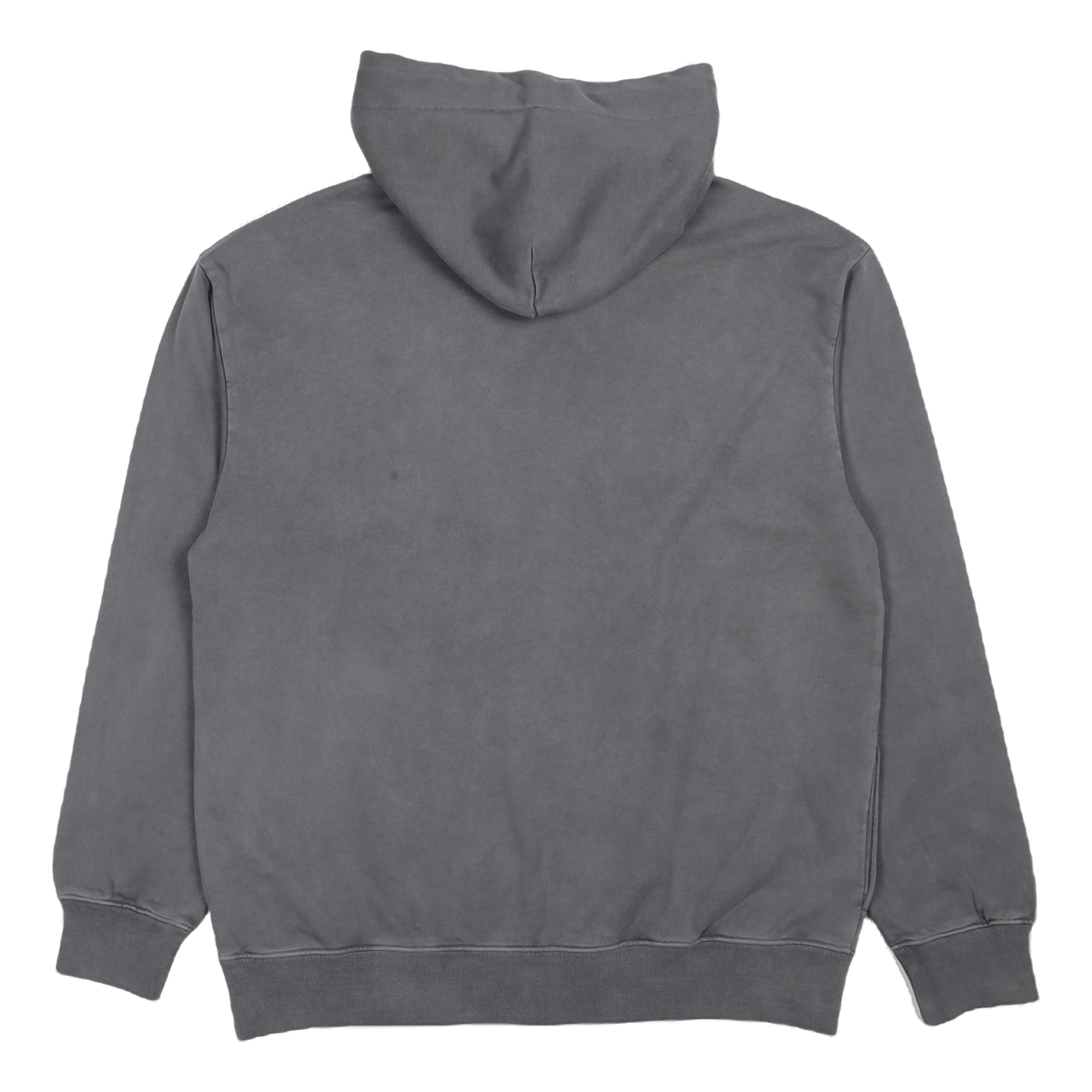 Plant Dye Double Collar Hoodie Dark Grey