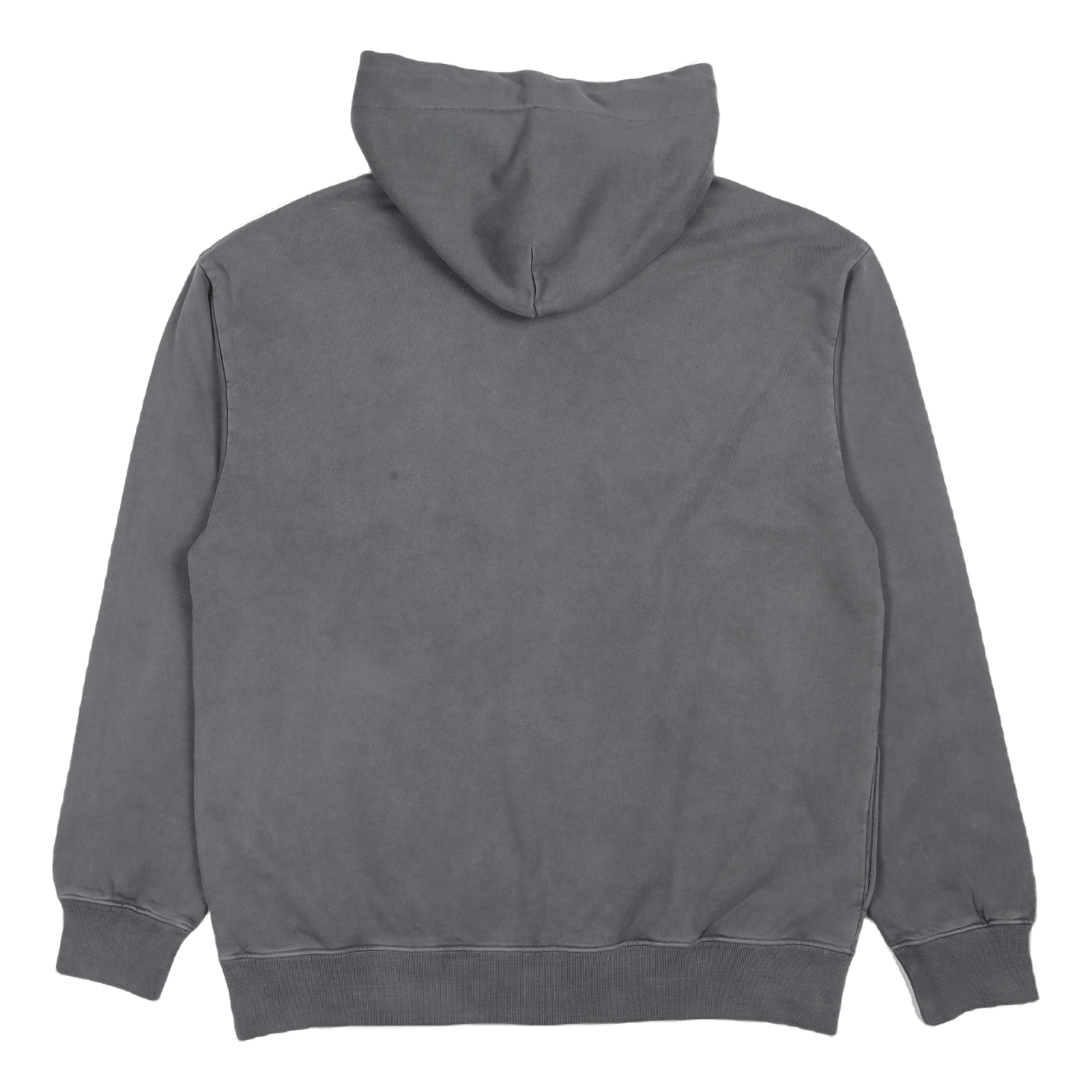 Plant Dye Double Collar Hoodie Dark Grey
