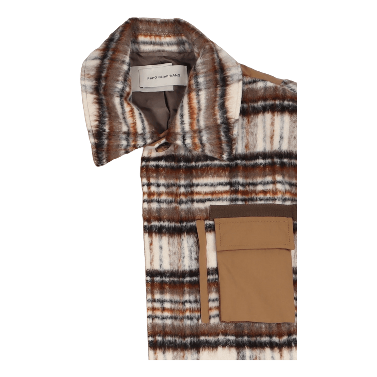 Plaid/nylon Phoenix Panelled C Kahki/kahki Check