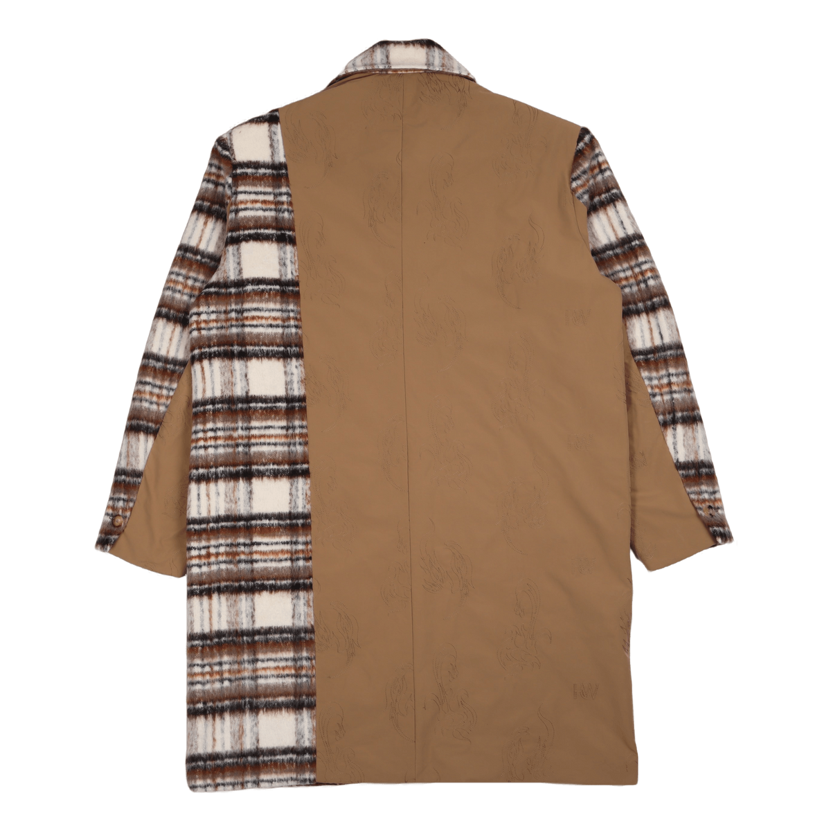 Plaid/nylon Phoenix Panelled C Kahki/kahki Check