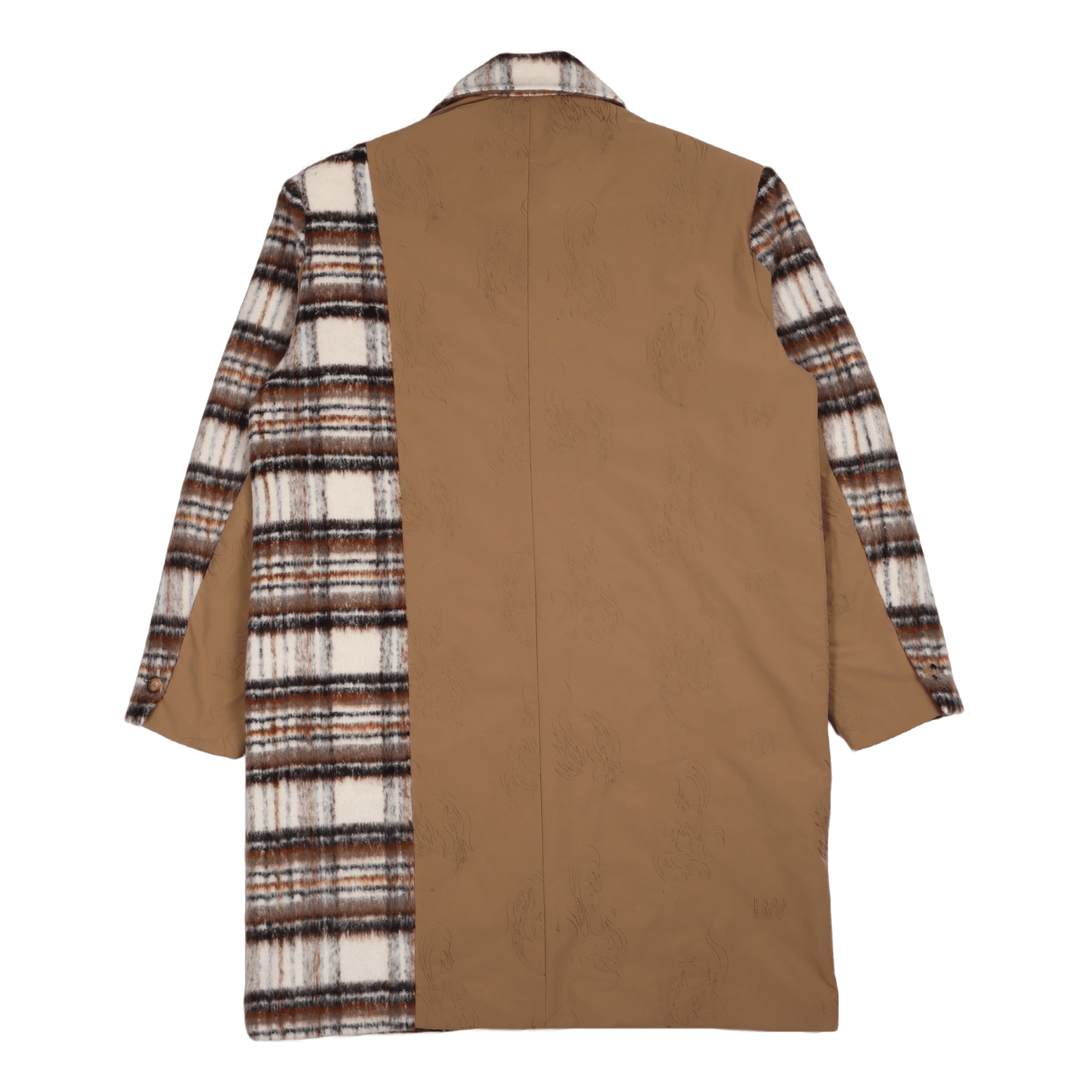 Plaid/nylon Phoenix Panelled C Kahki/kahki Check