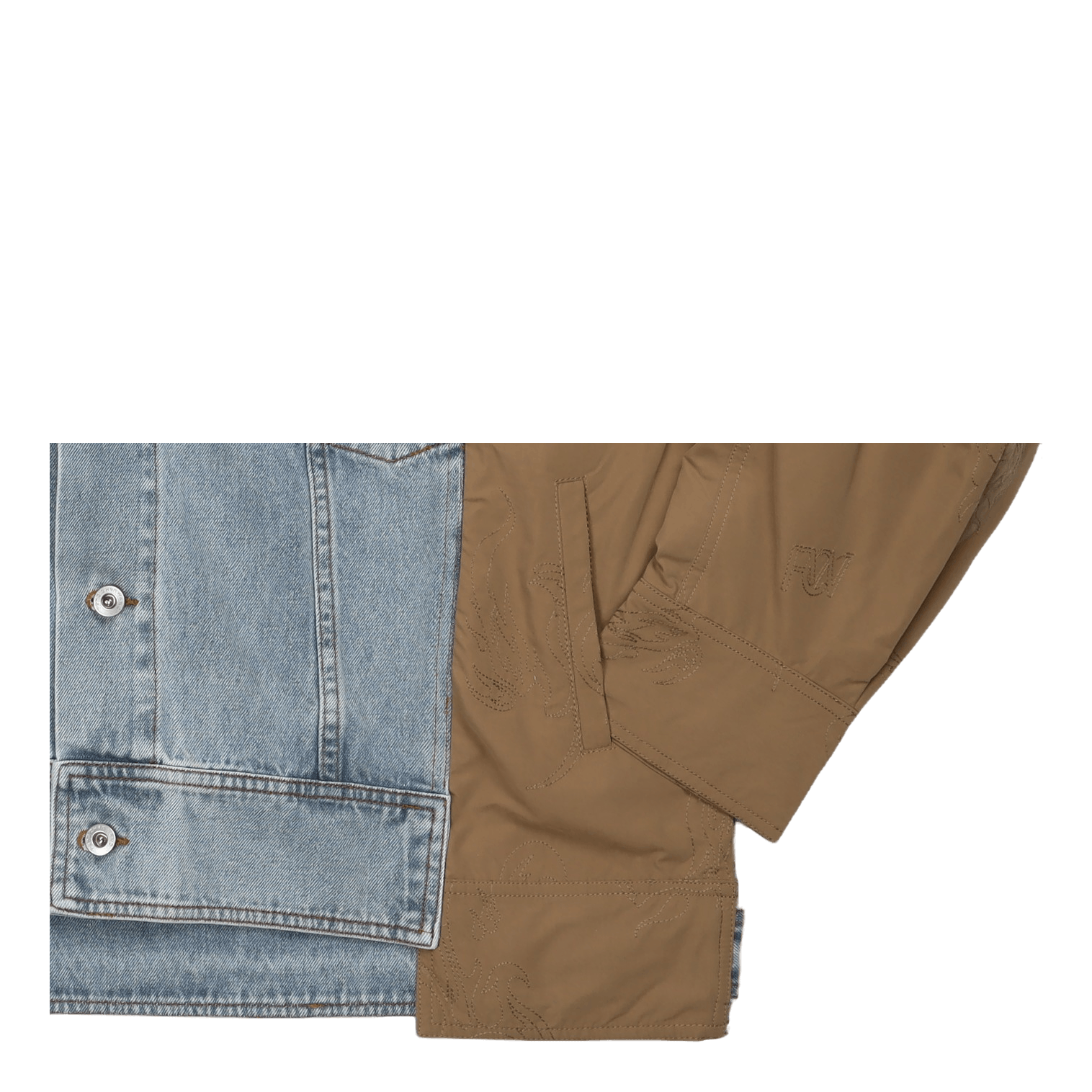 Deconstructed Vintage Wash Den Denim Blue