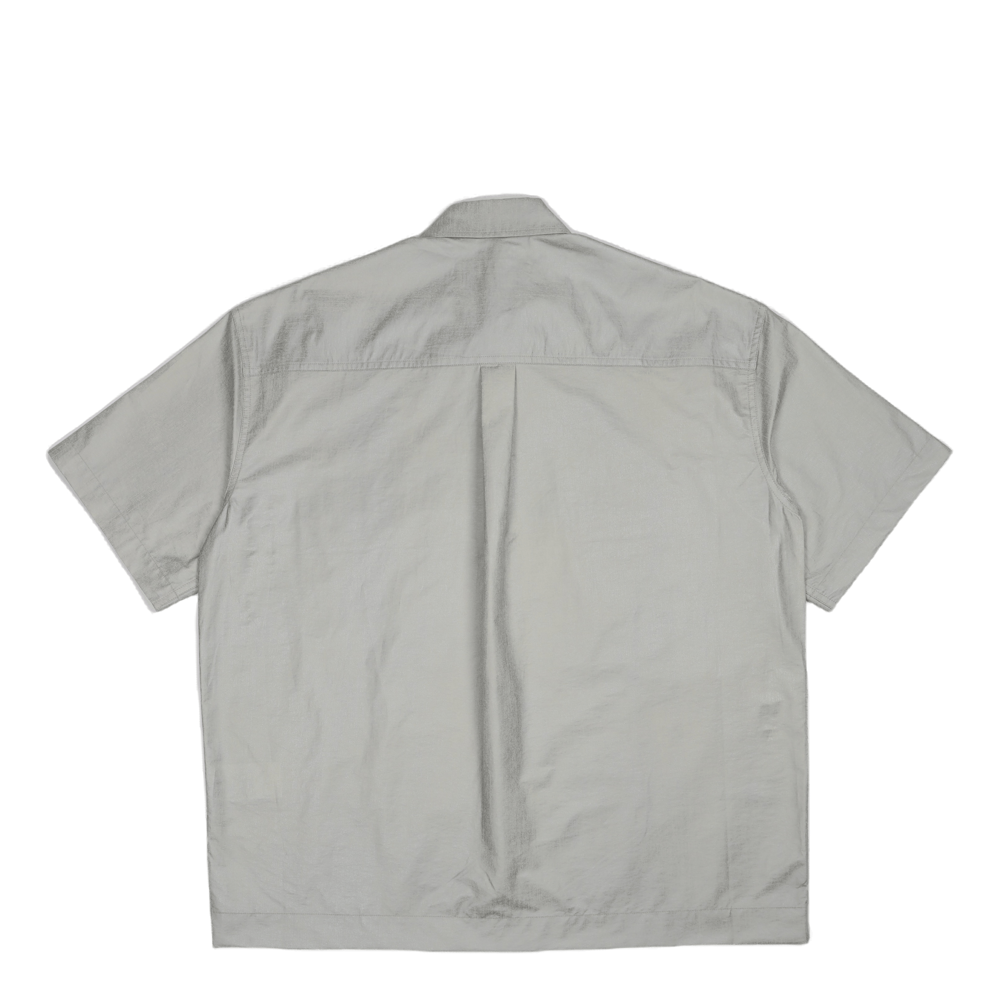 Short Sleeved Pocket Shirt Light Grey