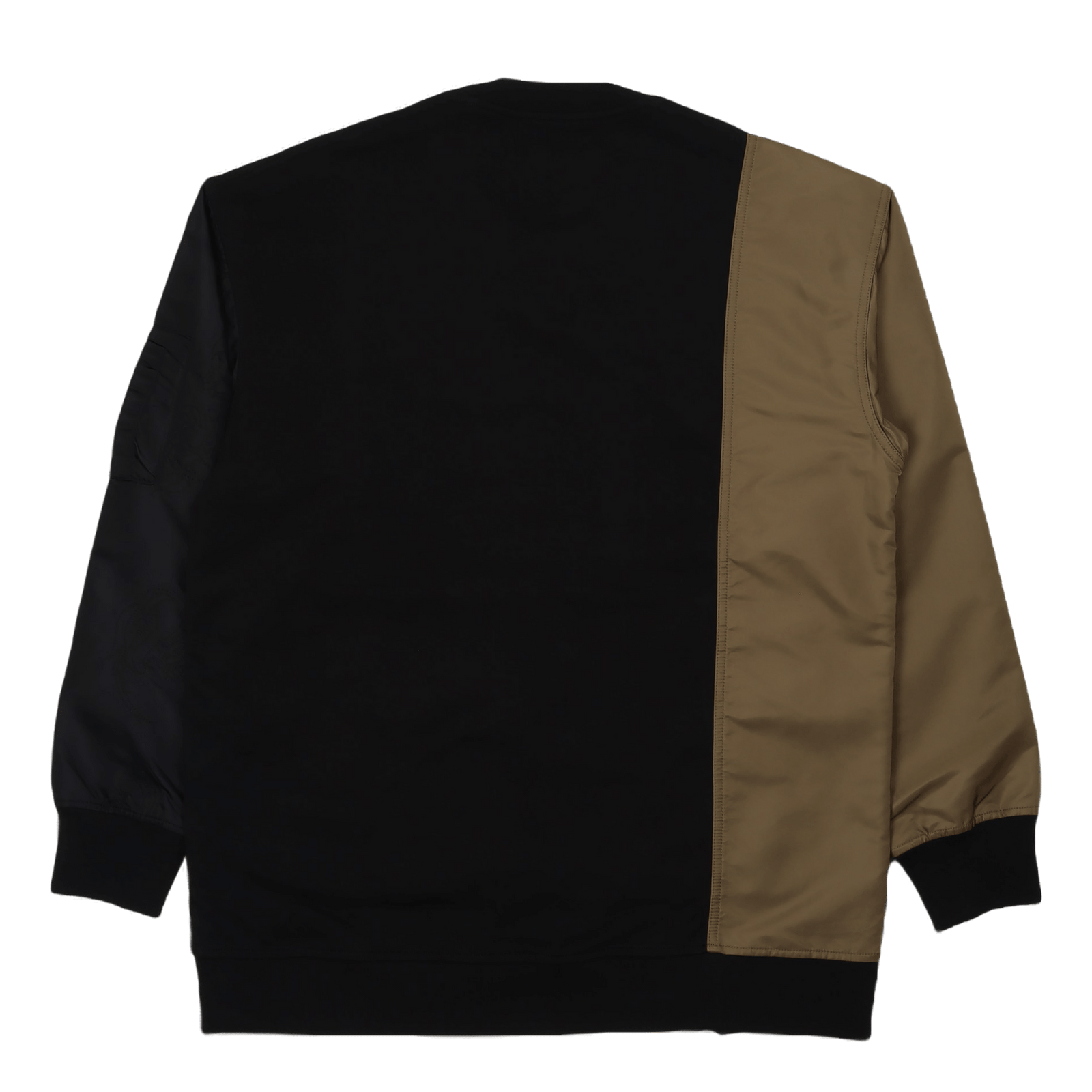 Phoenix Embroidery Sweatshirt Black/kahki