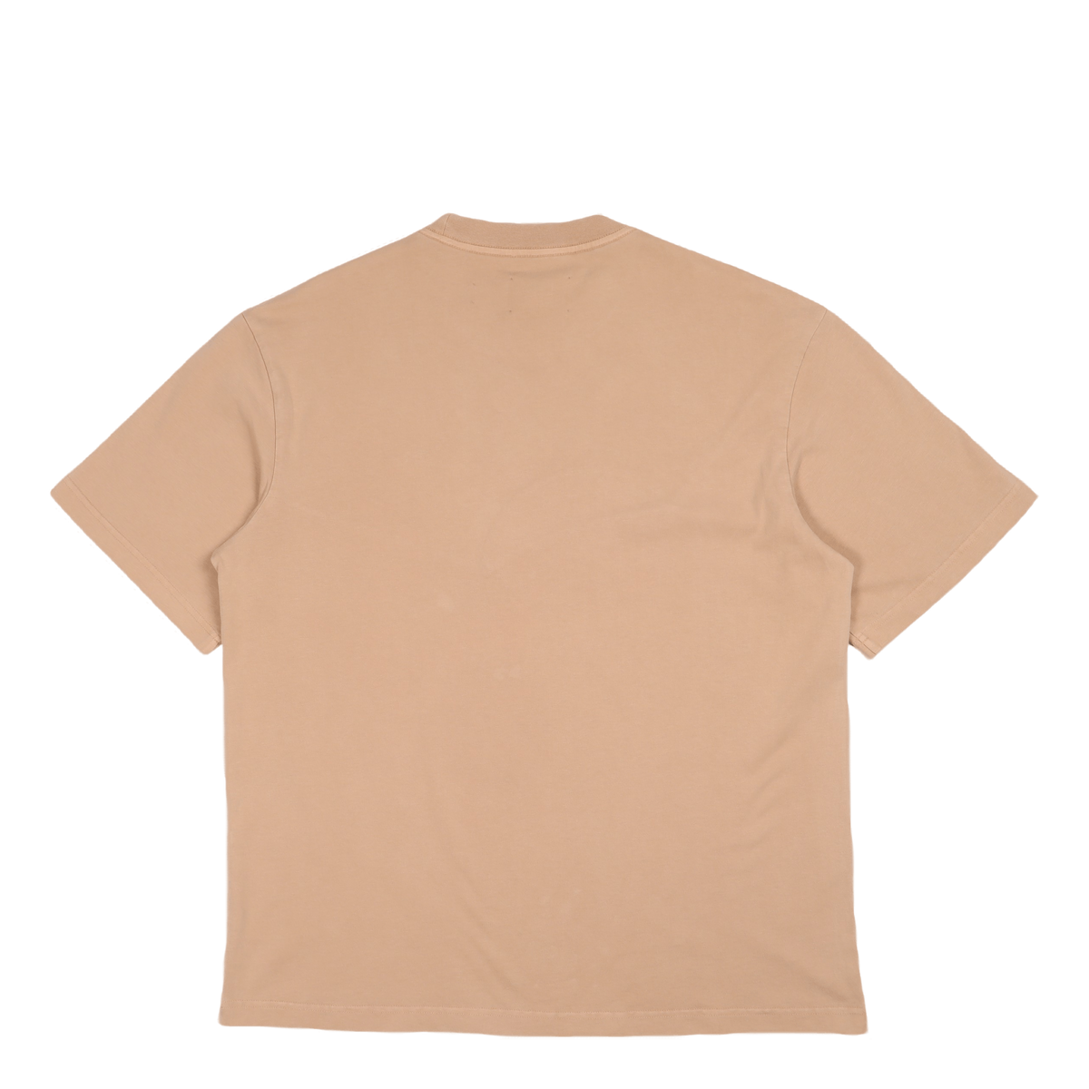 Plant Dye Double Collar T-shir Kahki