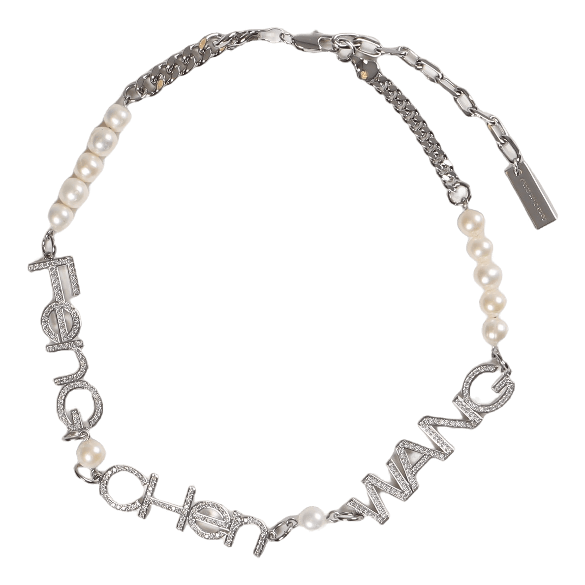 Fcw Diamond Necklace Silver