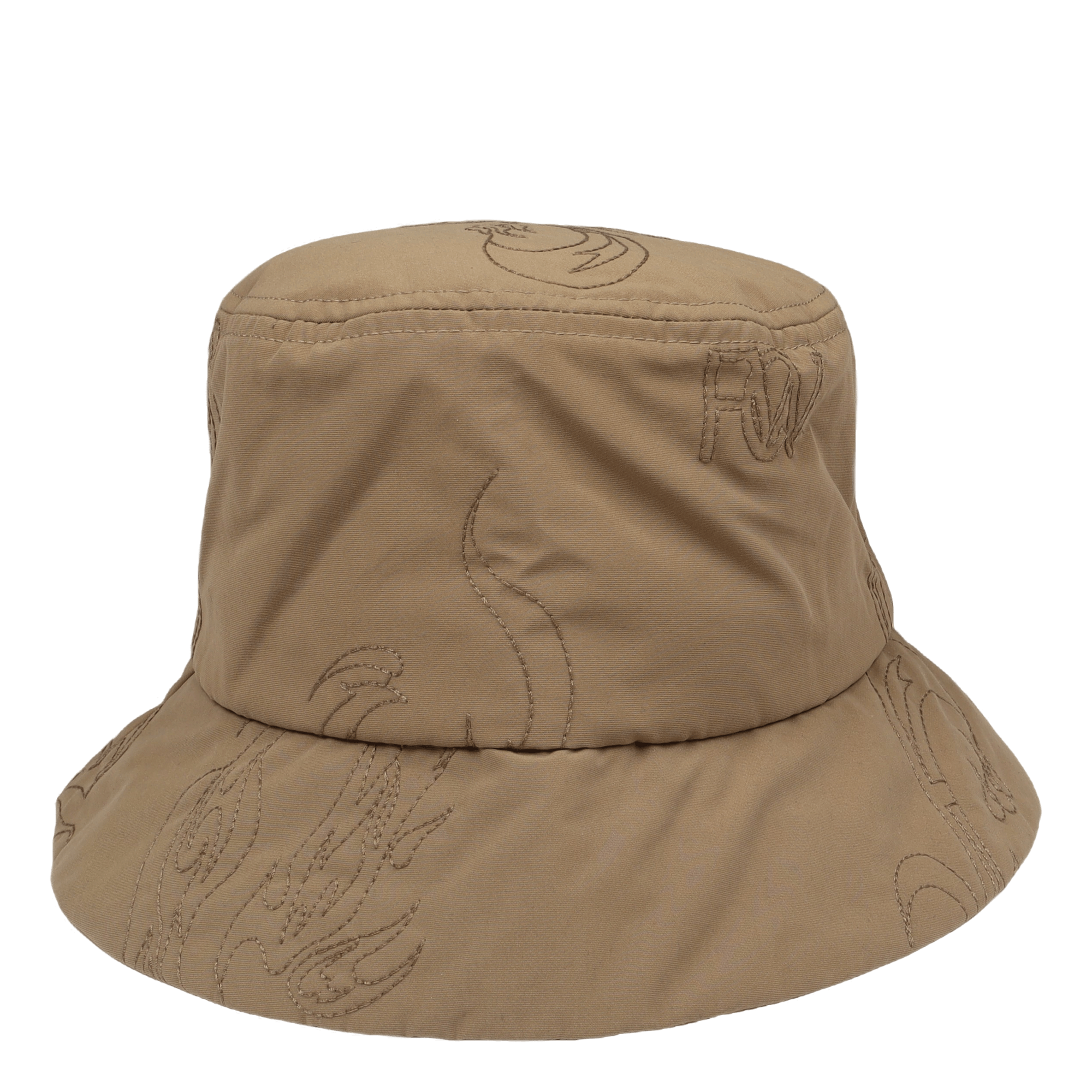 Quilted Bucket Hat Kahki