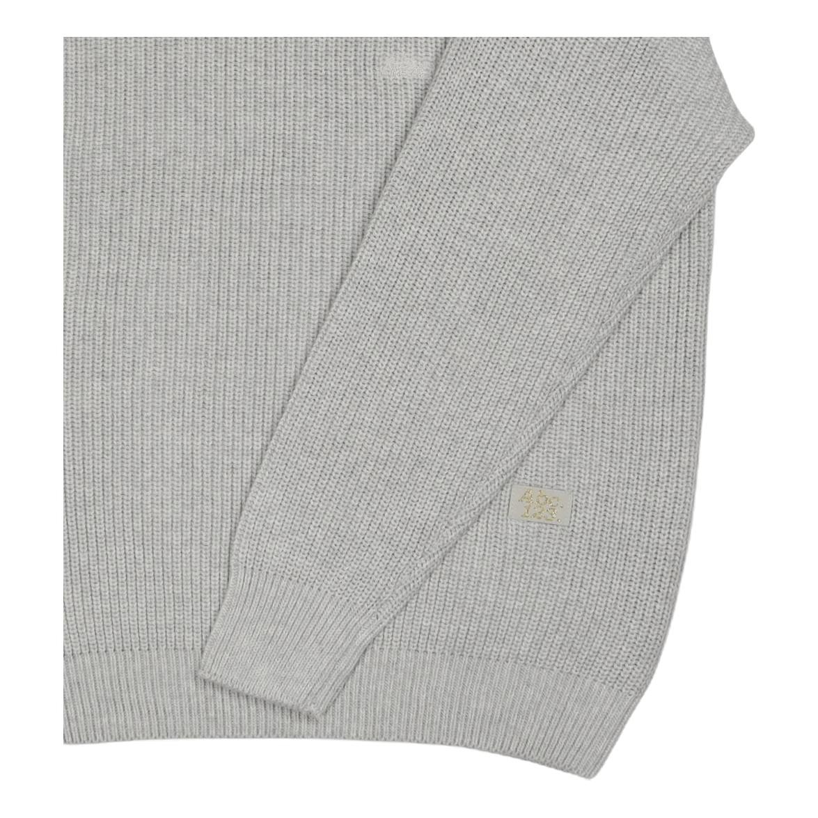 Abc. 123. Ribbed Crewneck Jasper Grey