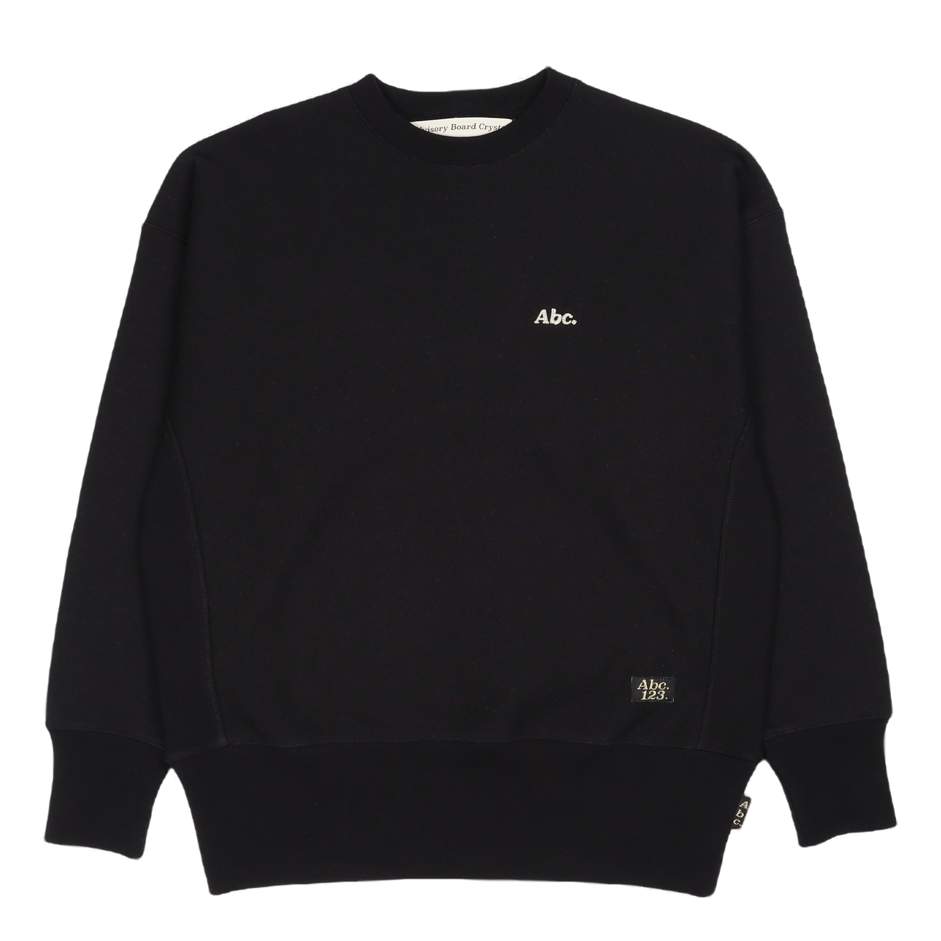 Abc. 123. Sweatshirt Anthracite Black