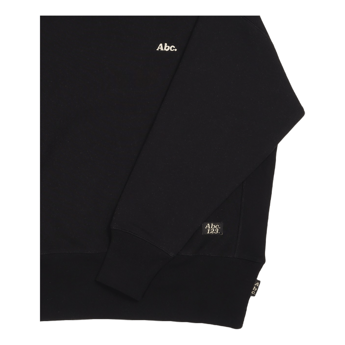 Abc. 123. Sweatshirt Anthracite Black