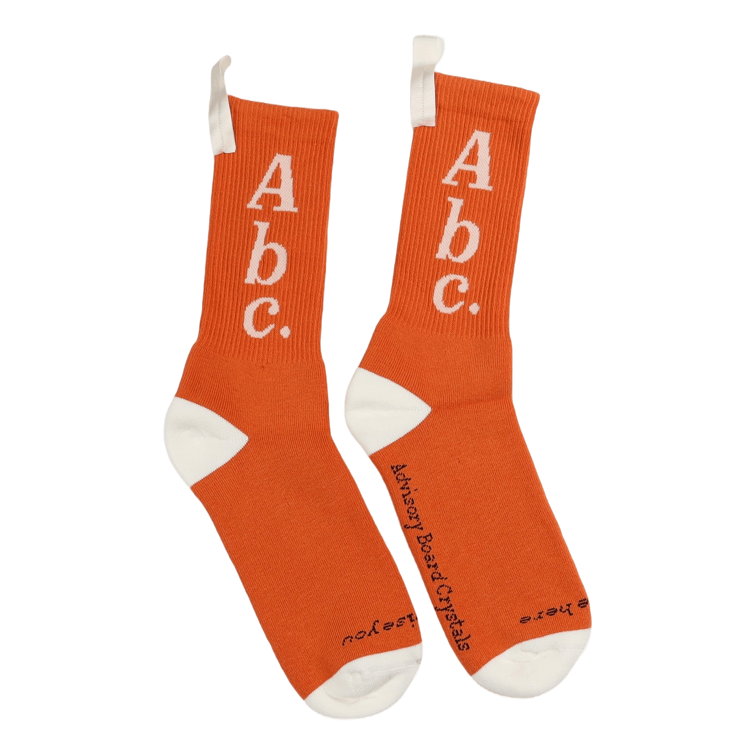 Abc. 123. Socks Carnelian Orange