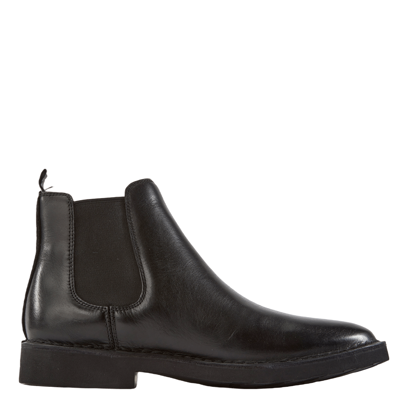 Talan Leather Chelsea Boot Black