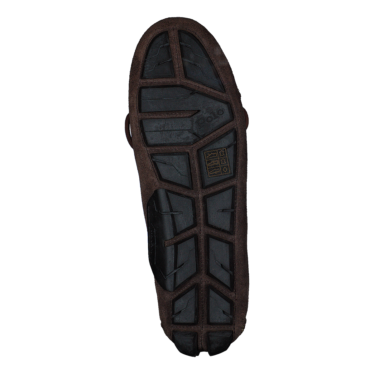 Anders Tasseled Suede Driver Chocolate Brown