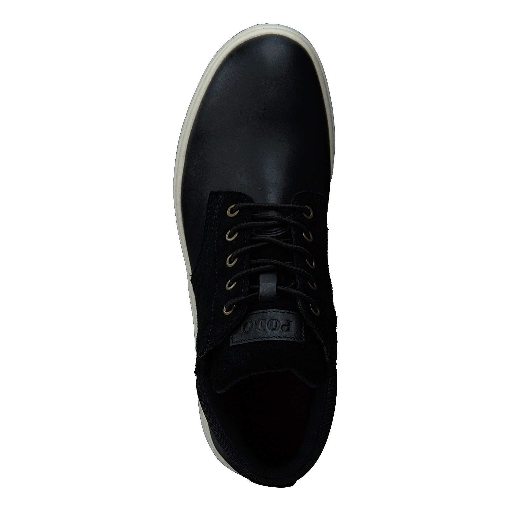 Waterproof Leather-Suede Sneaker Boot Black