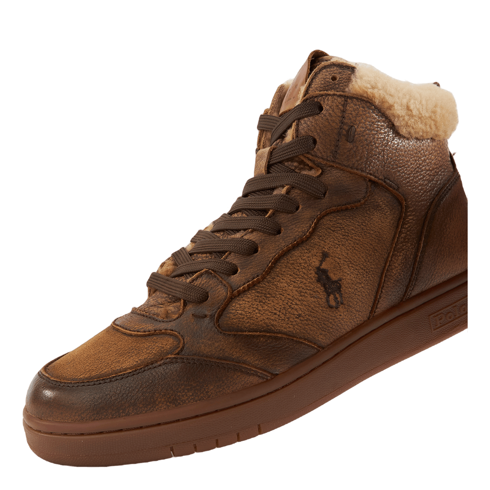 Polo Crt Hgh-sneakers-low Top  Brown