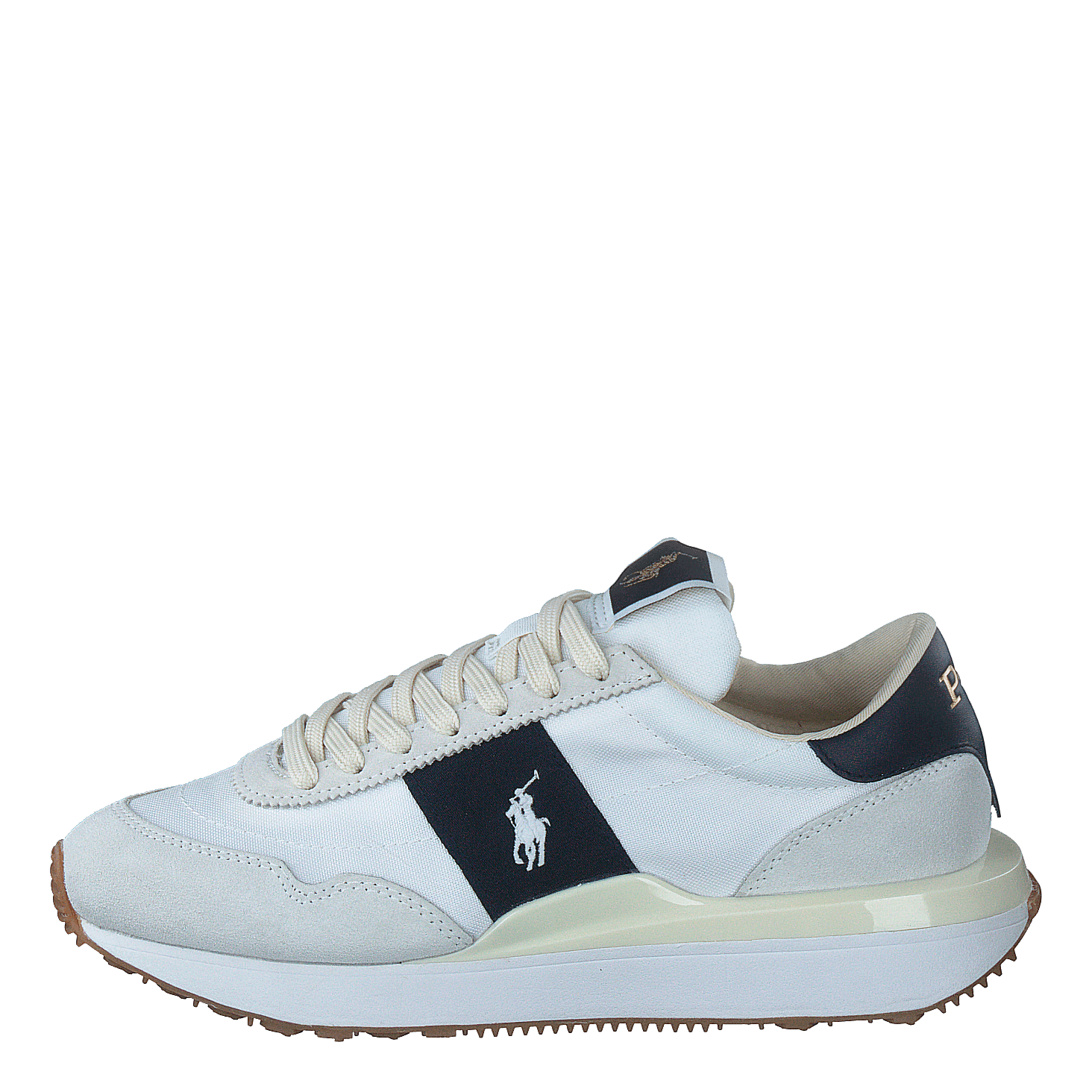 Train 89 Suede & Oxford Sneaker White/Hunter Navy