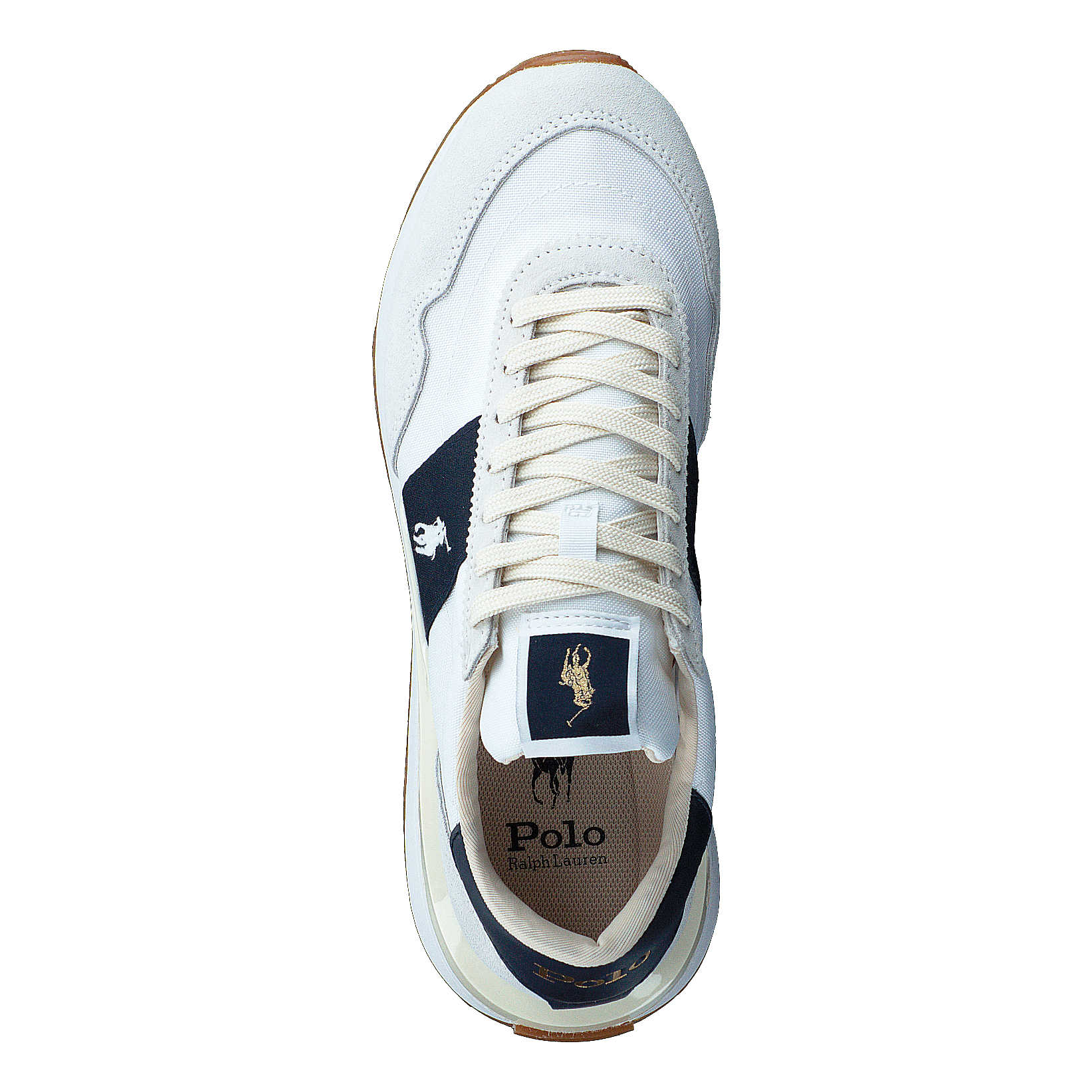 Train 89 Suede & Oxford Sneaker White/Hunter Navy