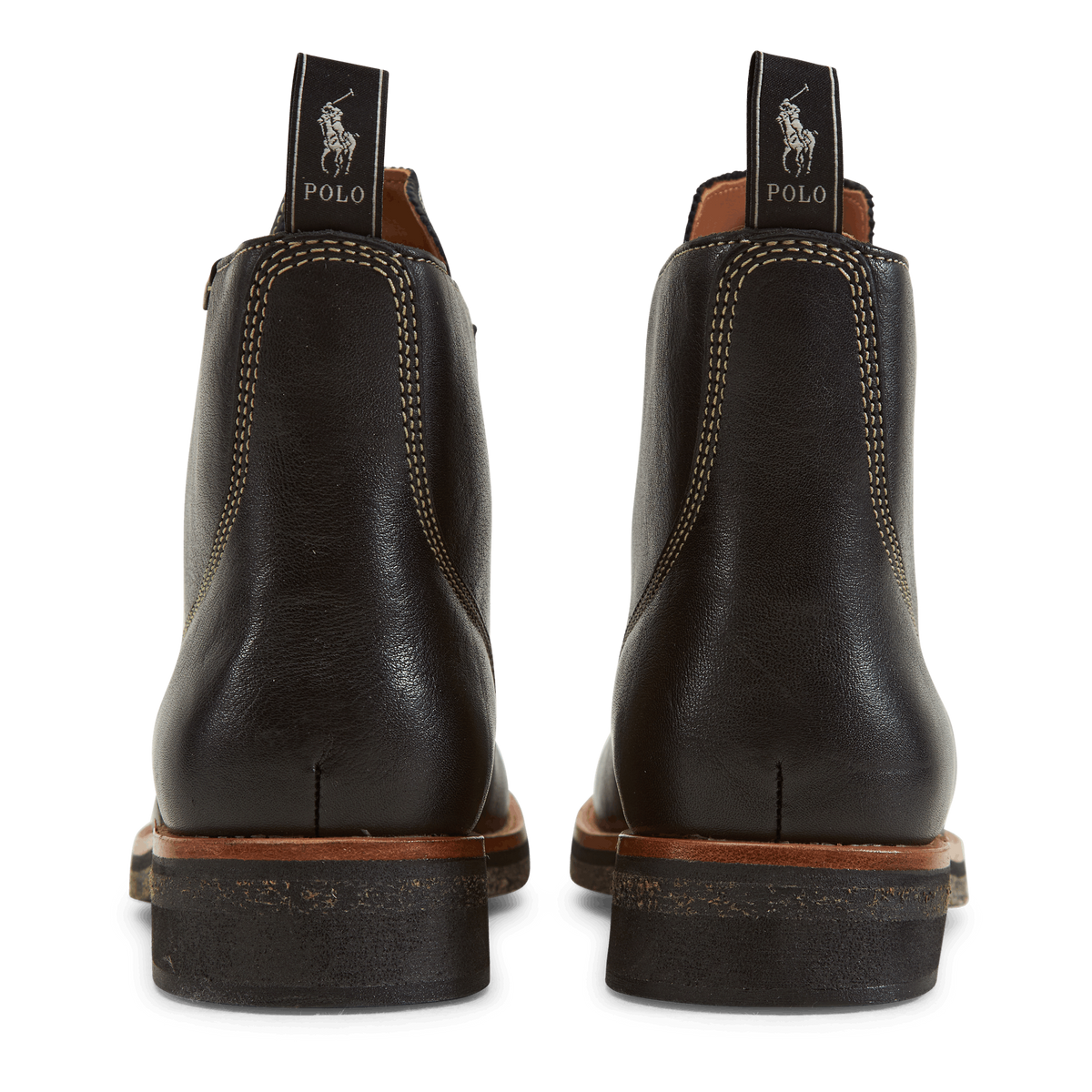 Tumbled Leather Boot Black