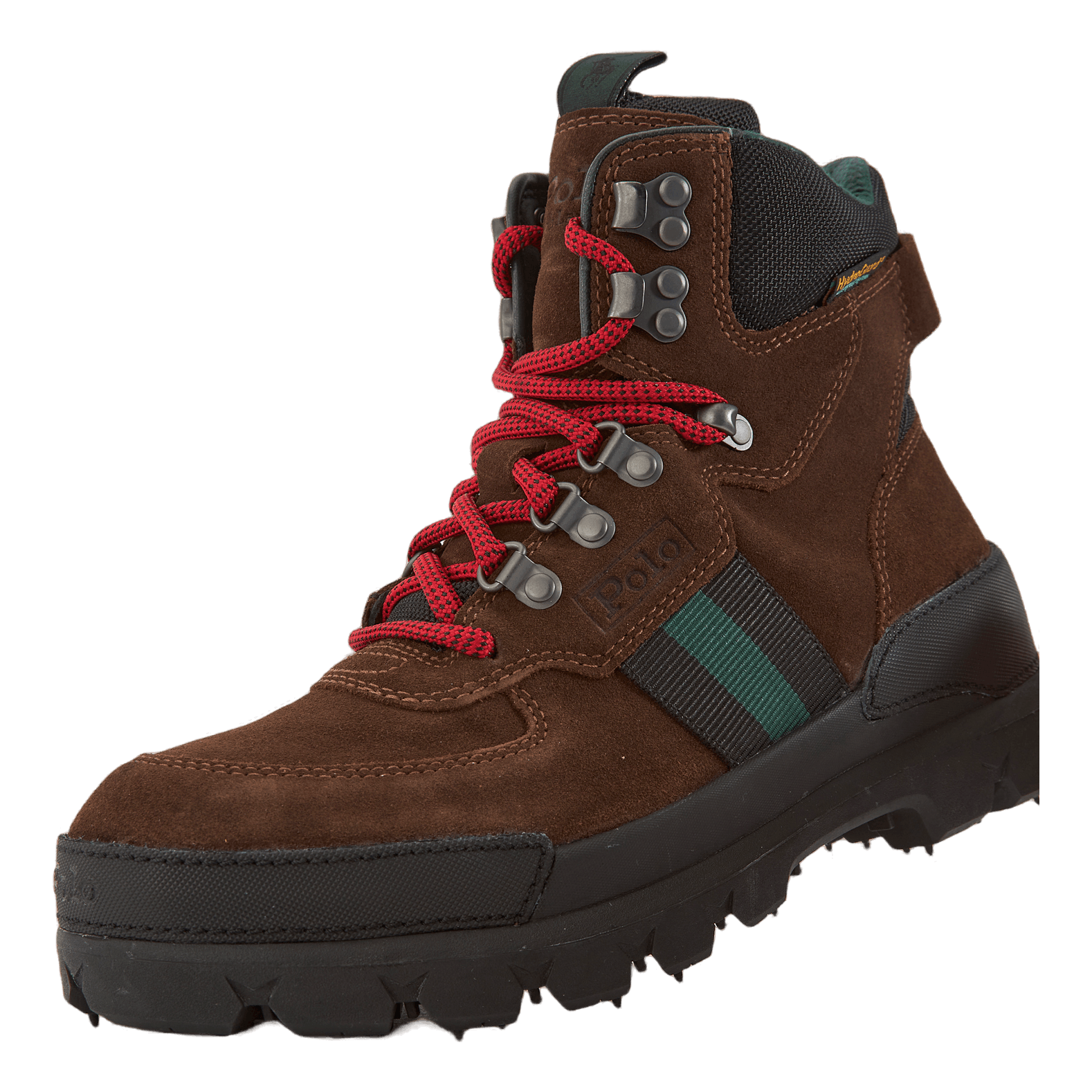 Oslo Waterproof Suede & Oxford Boot Chocolate Brown/Rl2000 Red