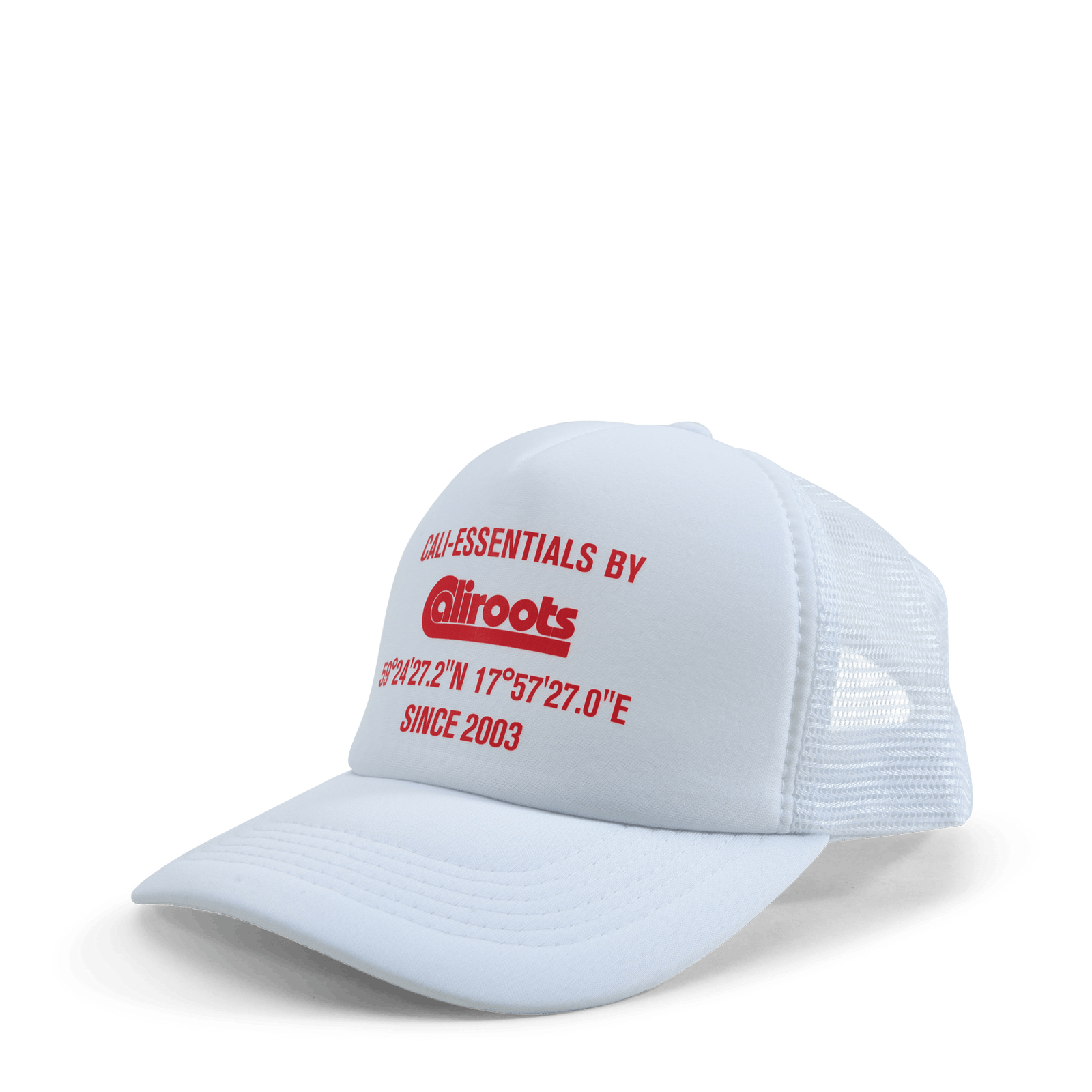 Cali Trucki Cap Gps White/white