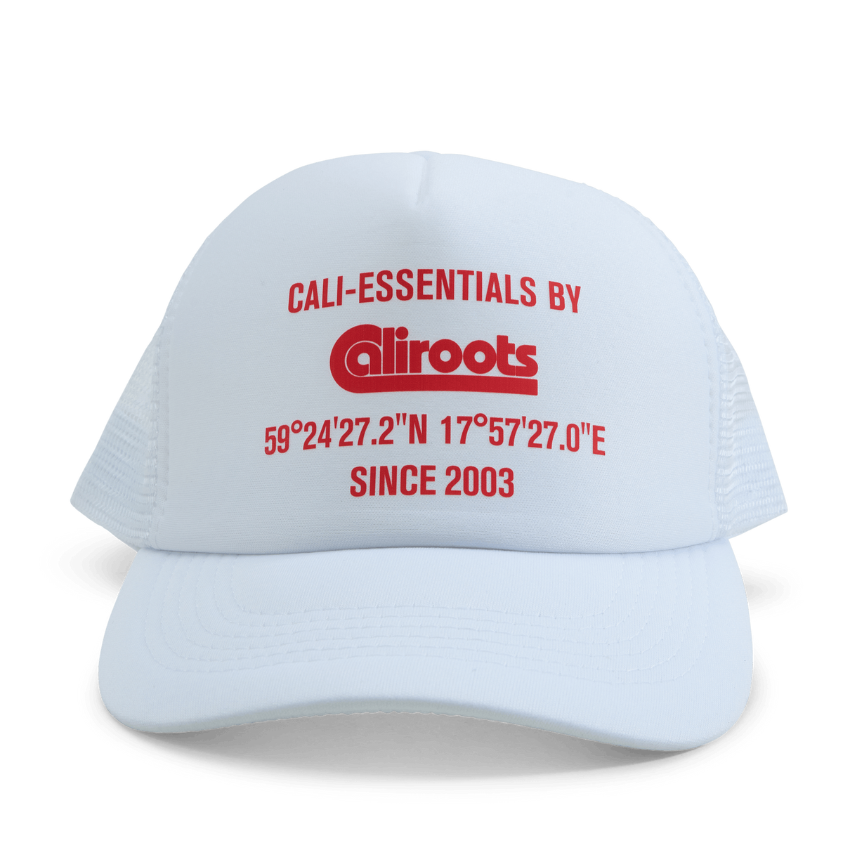 Cali Trucki Cap Gps White/white
