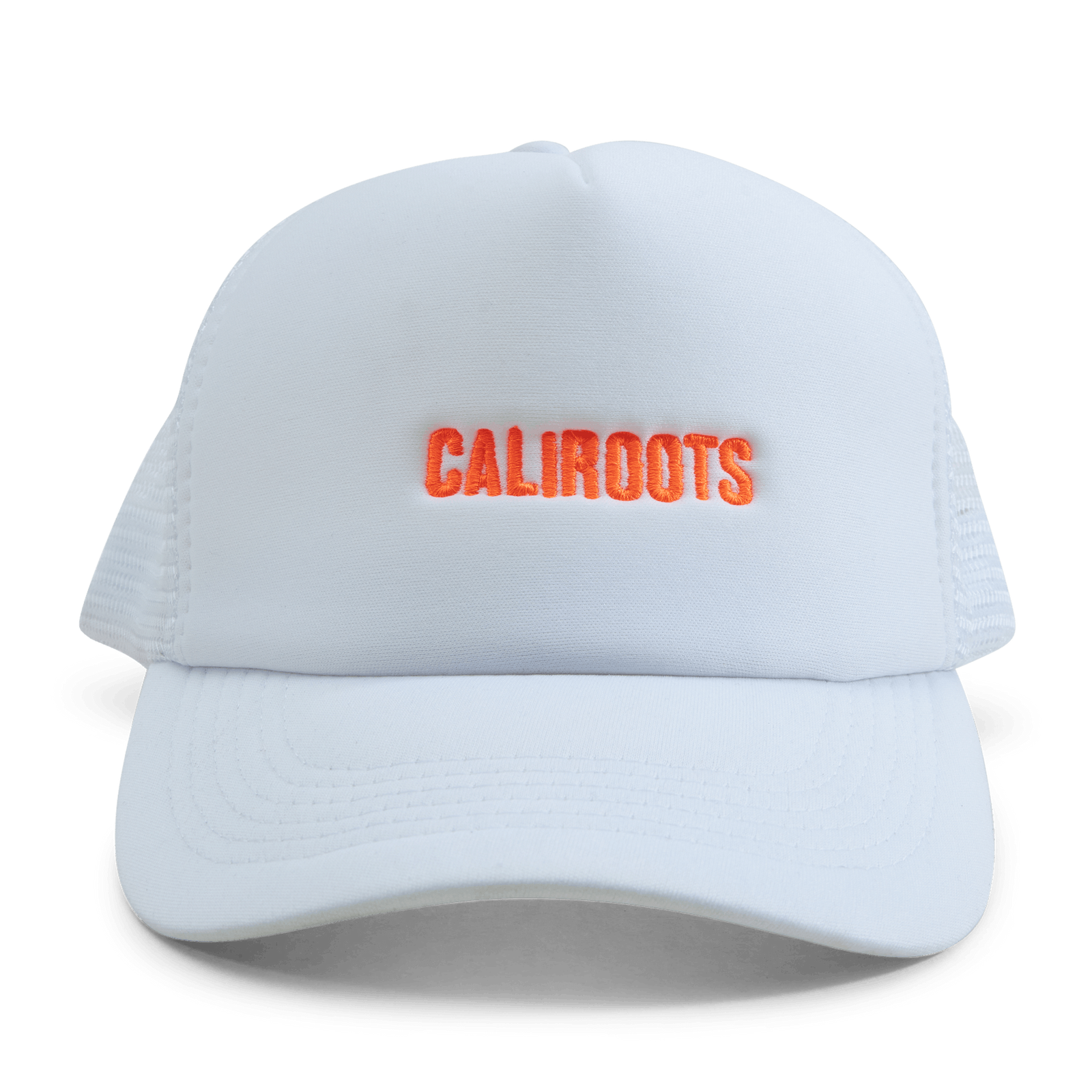 Cali Trucki Cap Embro All White/orange