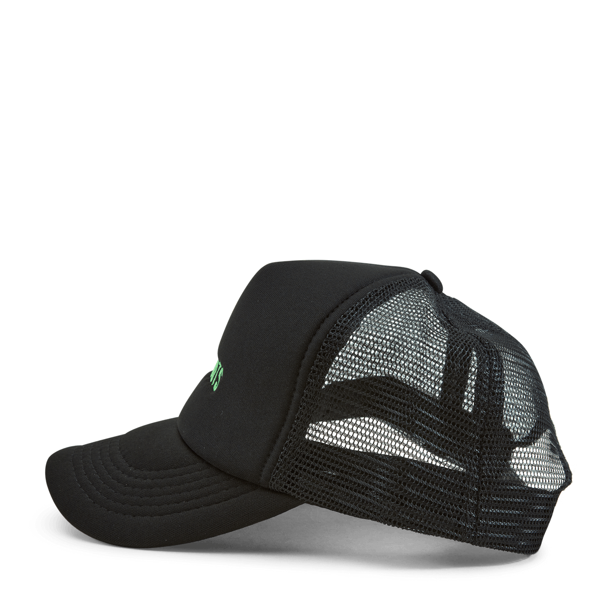 Cali Trucki Cap Embro All Black/green