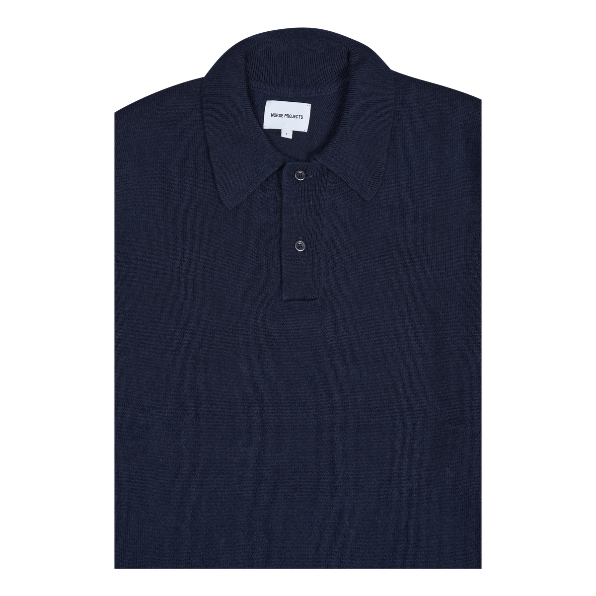 Marco Lambswool Polo Dark Navy