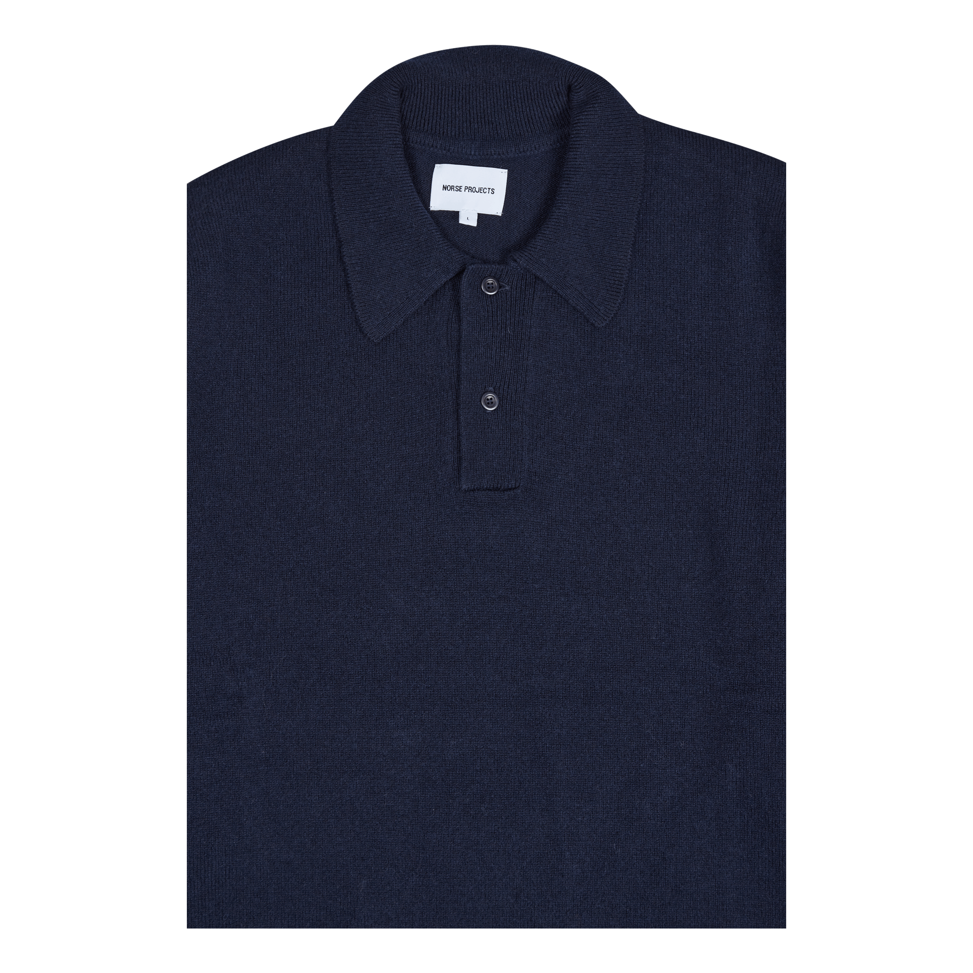 Marco Lambswool Polo Dark Navy