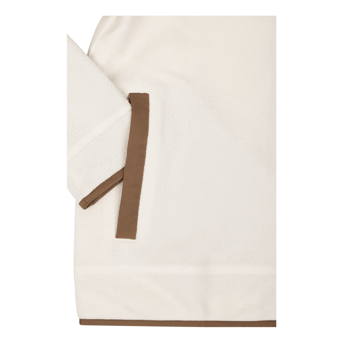 Frederik Fleece Full Zip Jacke Ecru