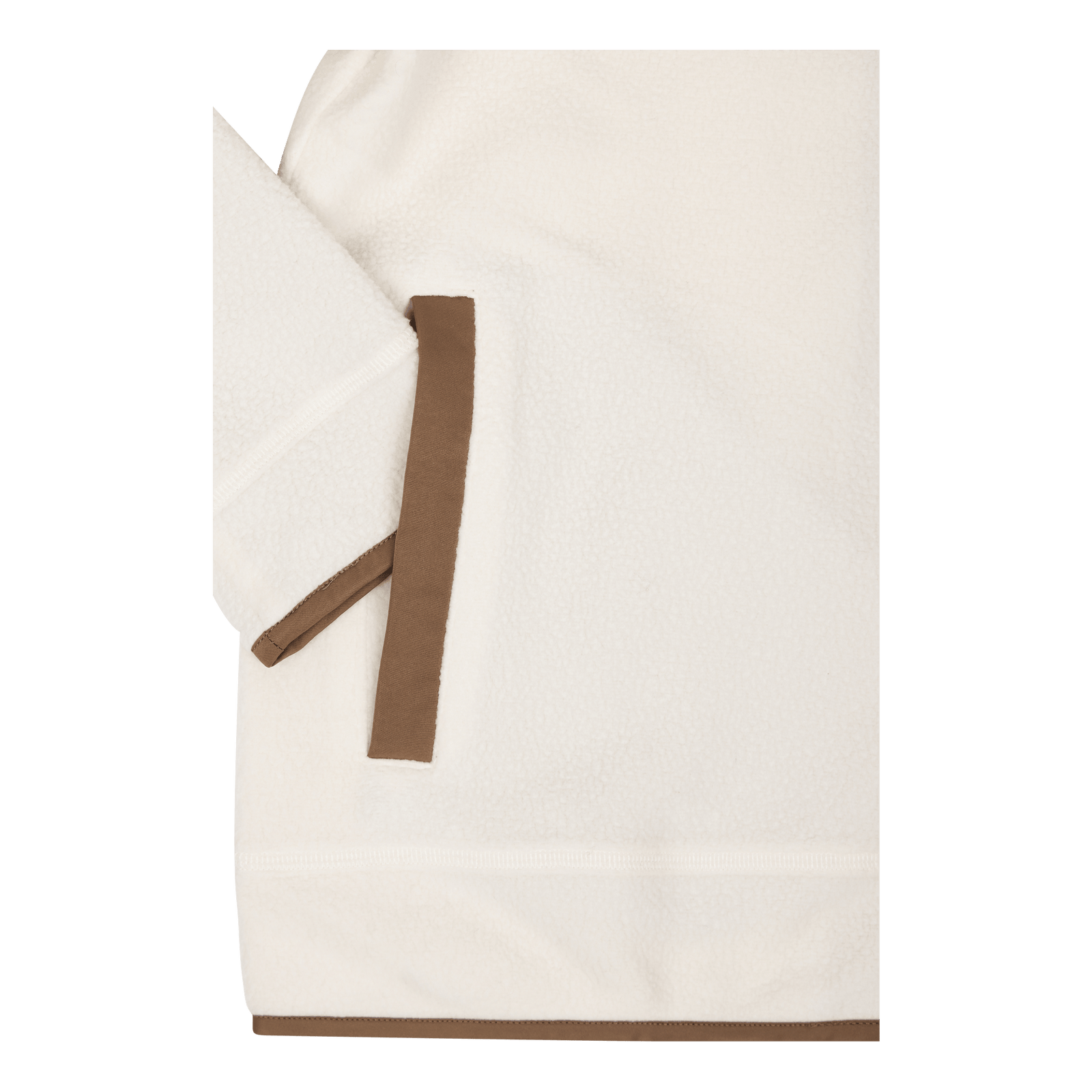 Frederik Fleece Full Zip Jacke Ecru