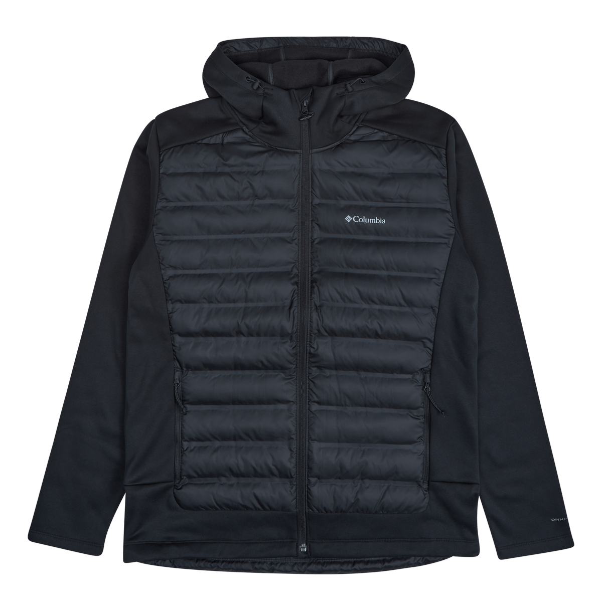 Out-shield™ Insulated Full Zip Shield Hybrid Hoodie-black