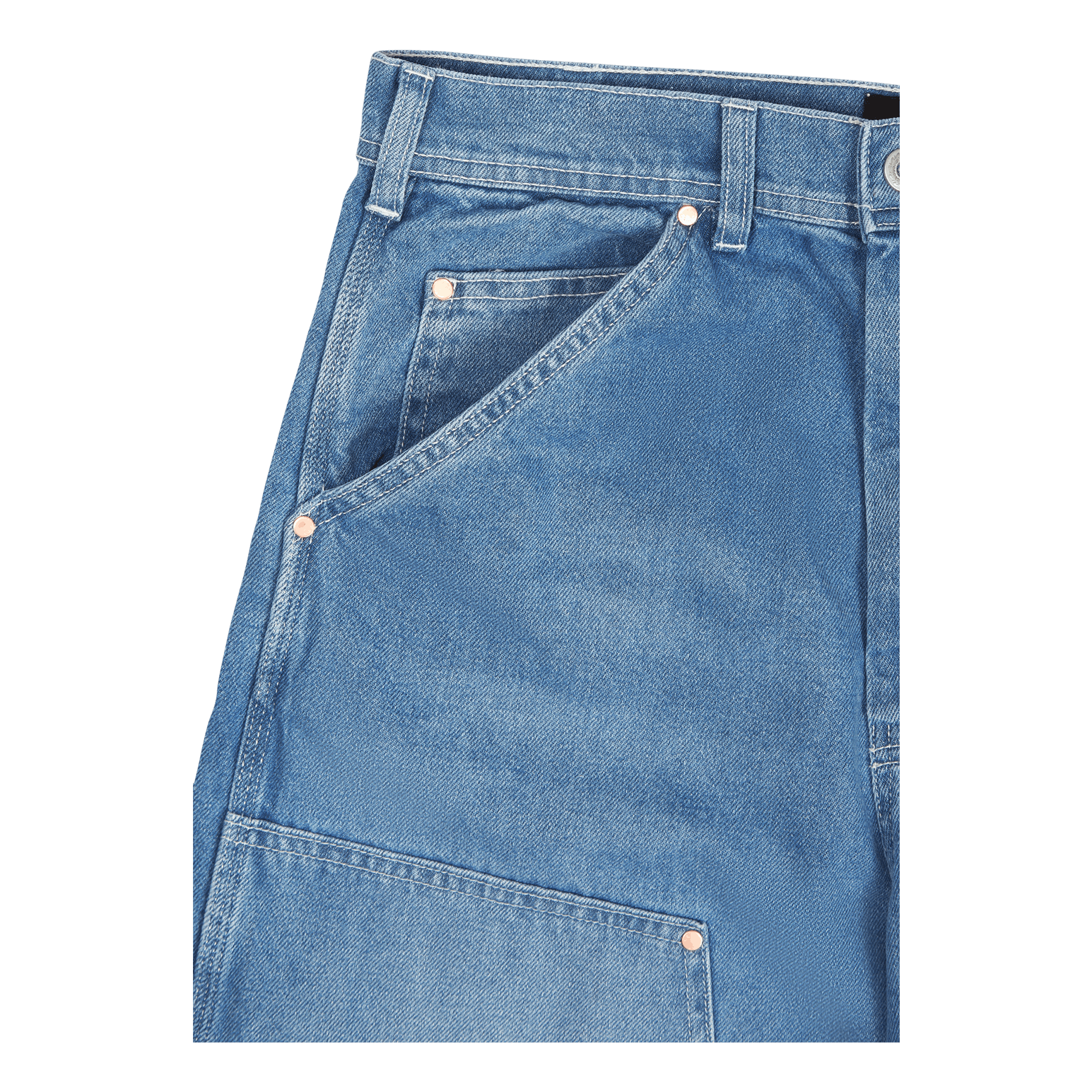 Double Knee Pant Vintage Stonewash Denim